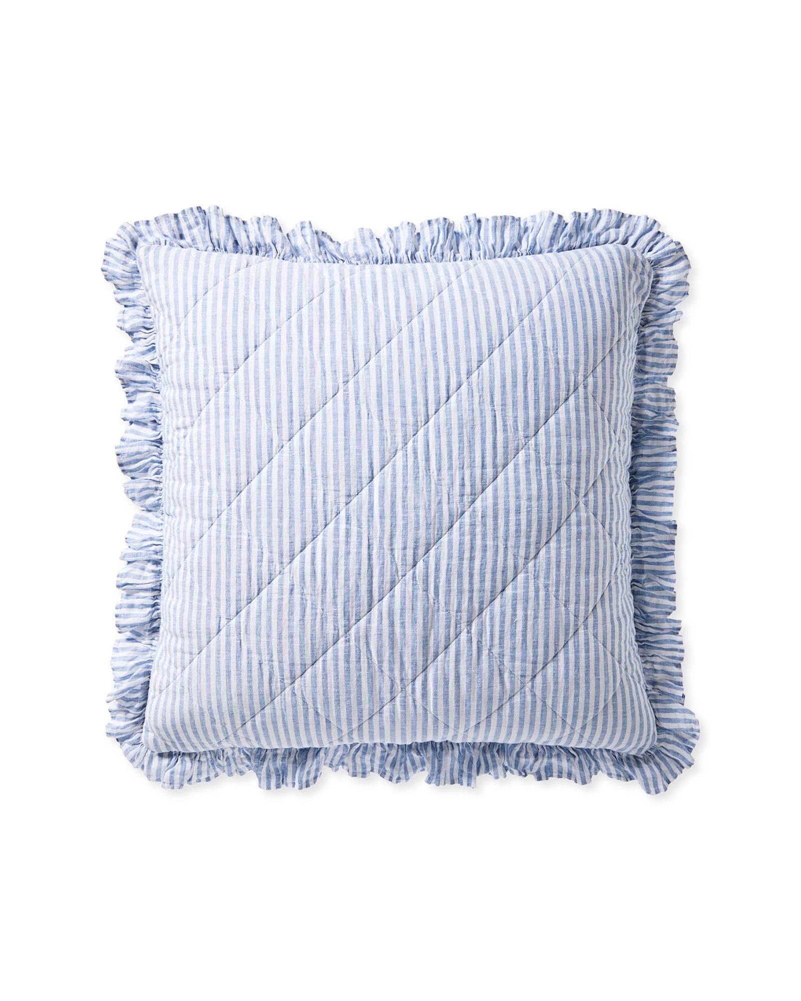 Nantucket Stripe Linen Sham Serena and Lily