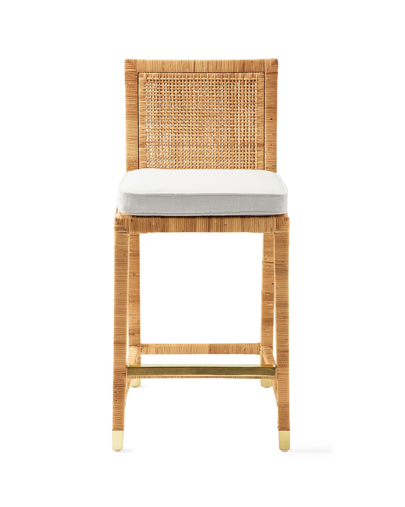 Balboa Rattan Counter Stool Natural Serena and Lily