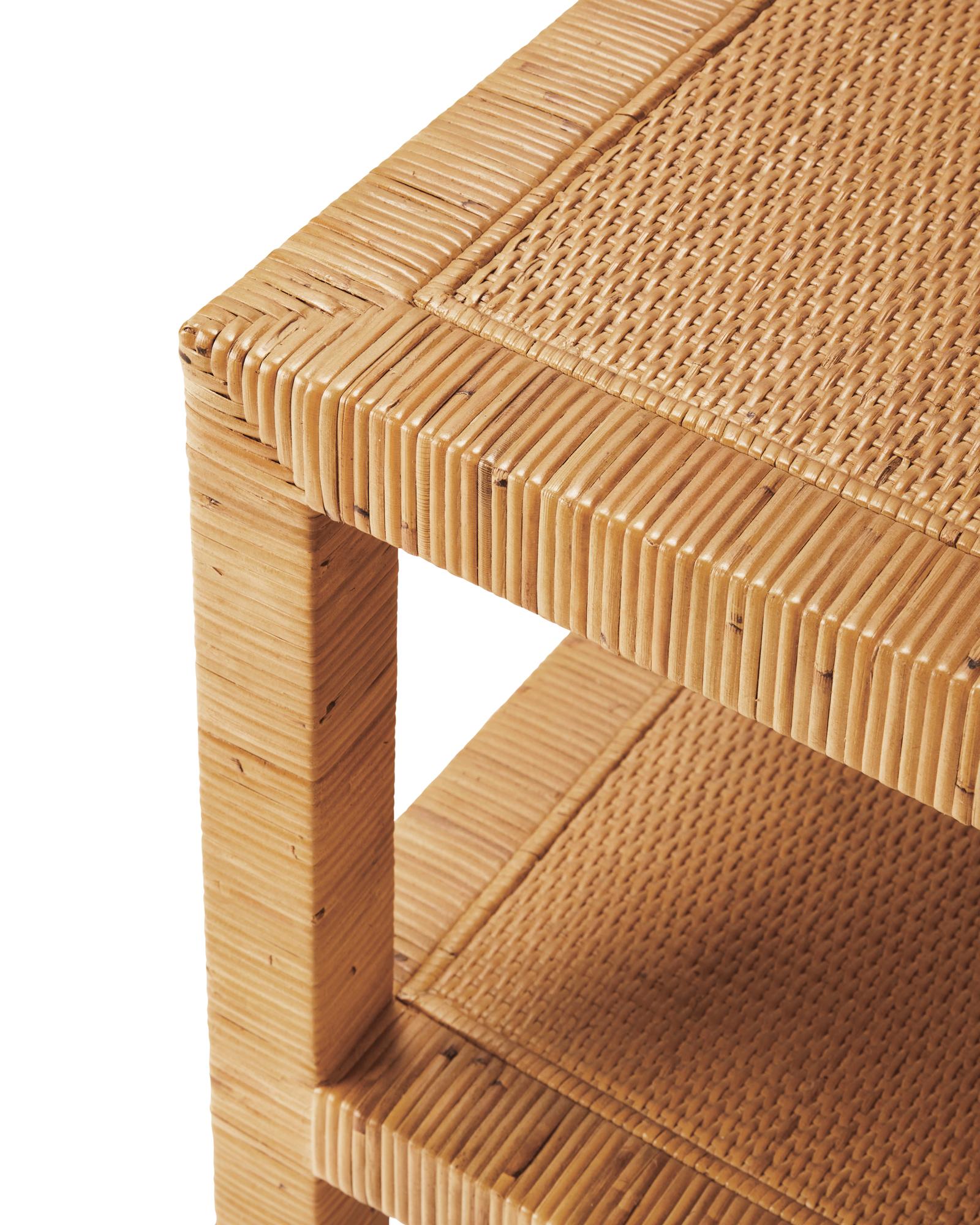 Balboa Rattan Coffee Table - Honey – Rectangular | Serena & Lily