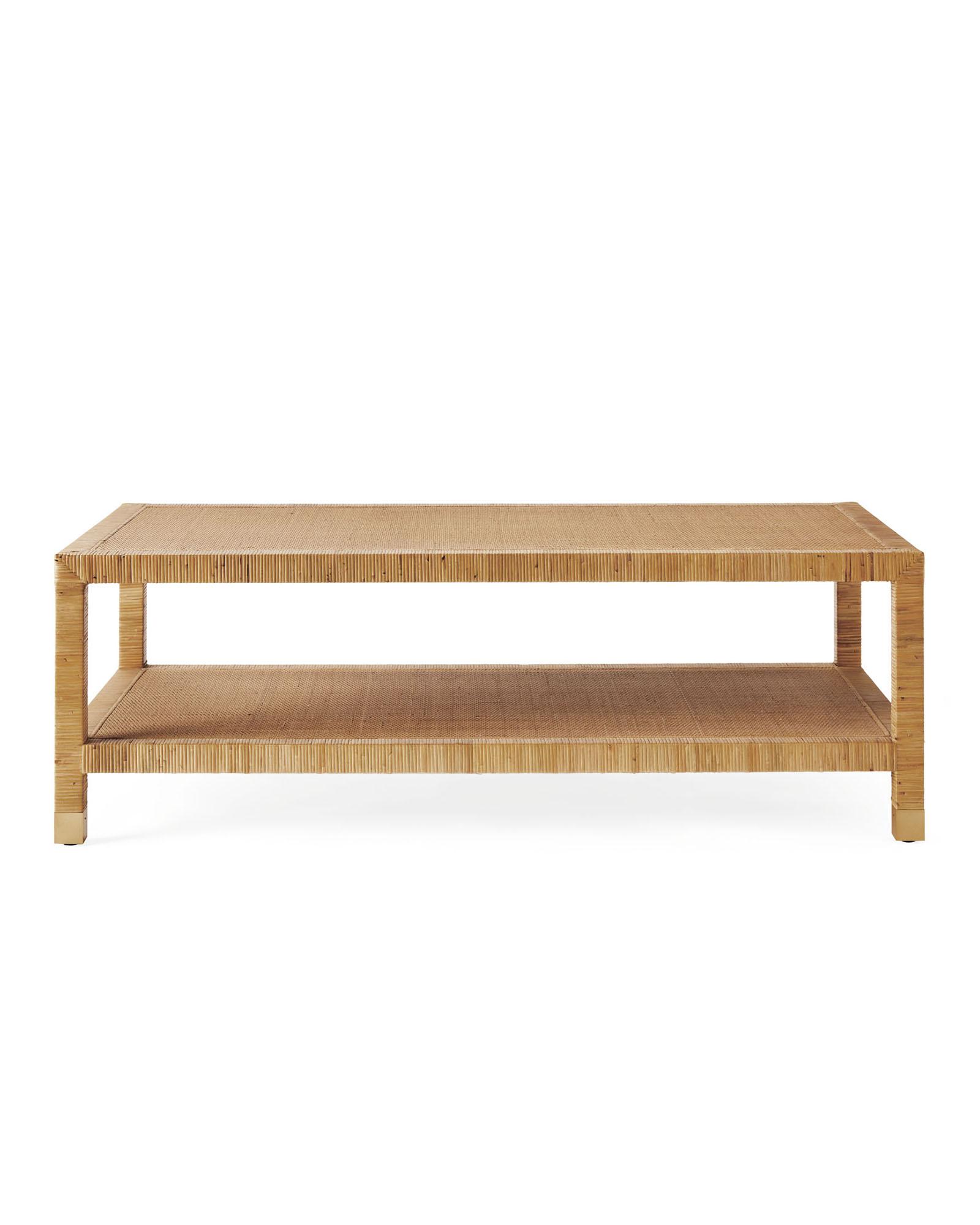 センターテーブル・ローテーブル ACME FURNITURE BALBOA COFFEE TABLE Balboa Rattan Coffee Table | Serena and Lily
