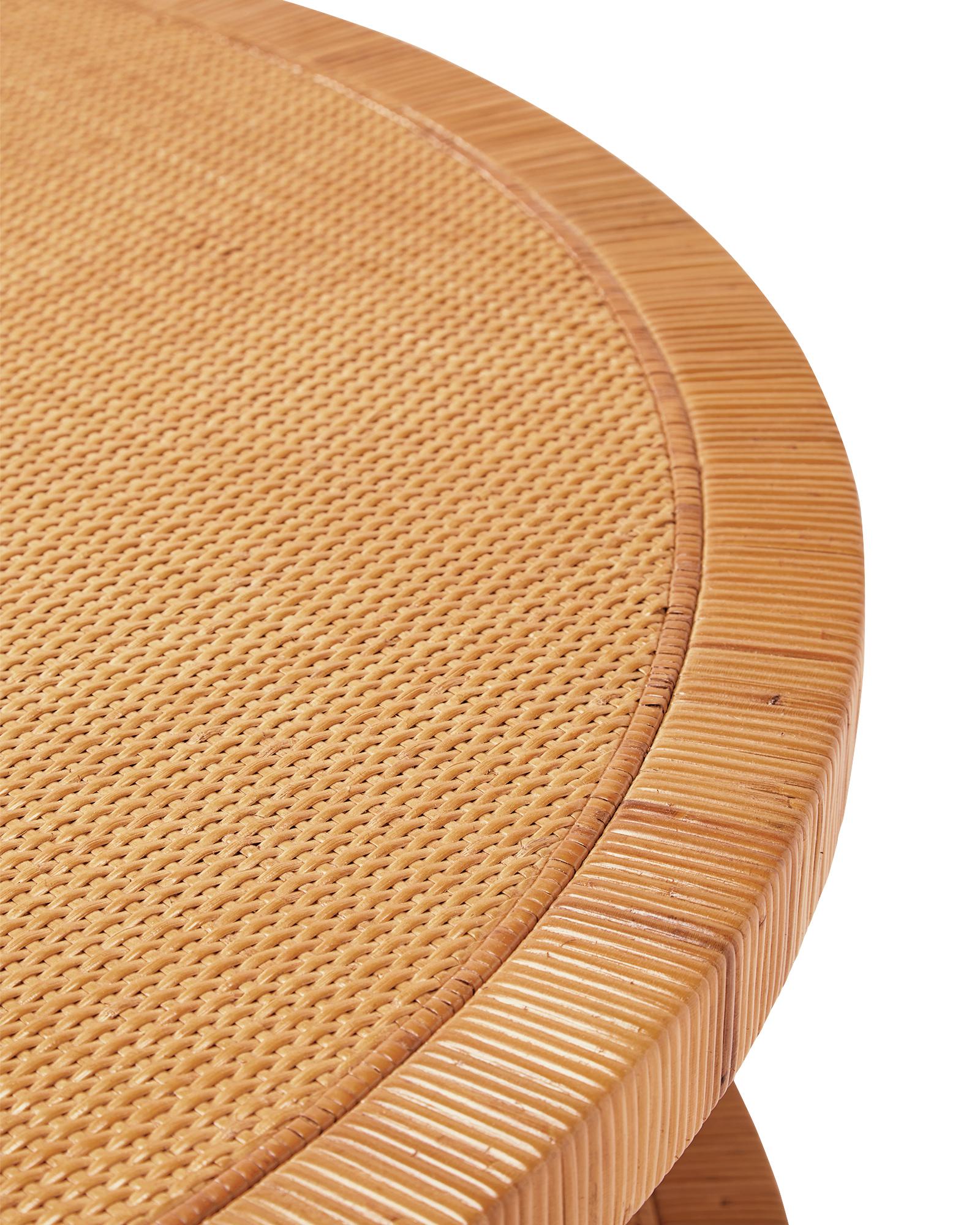 Serena and Lily Balboa Rattan Coffee Table - Thumbnail 4