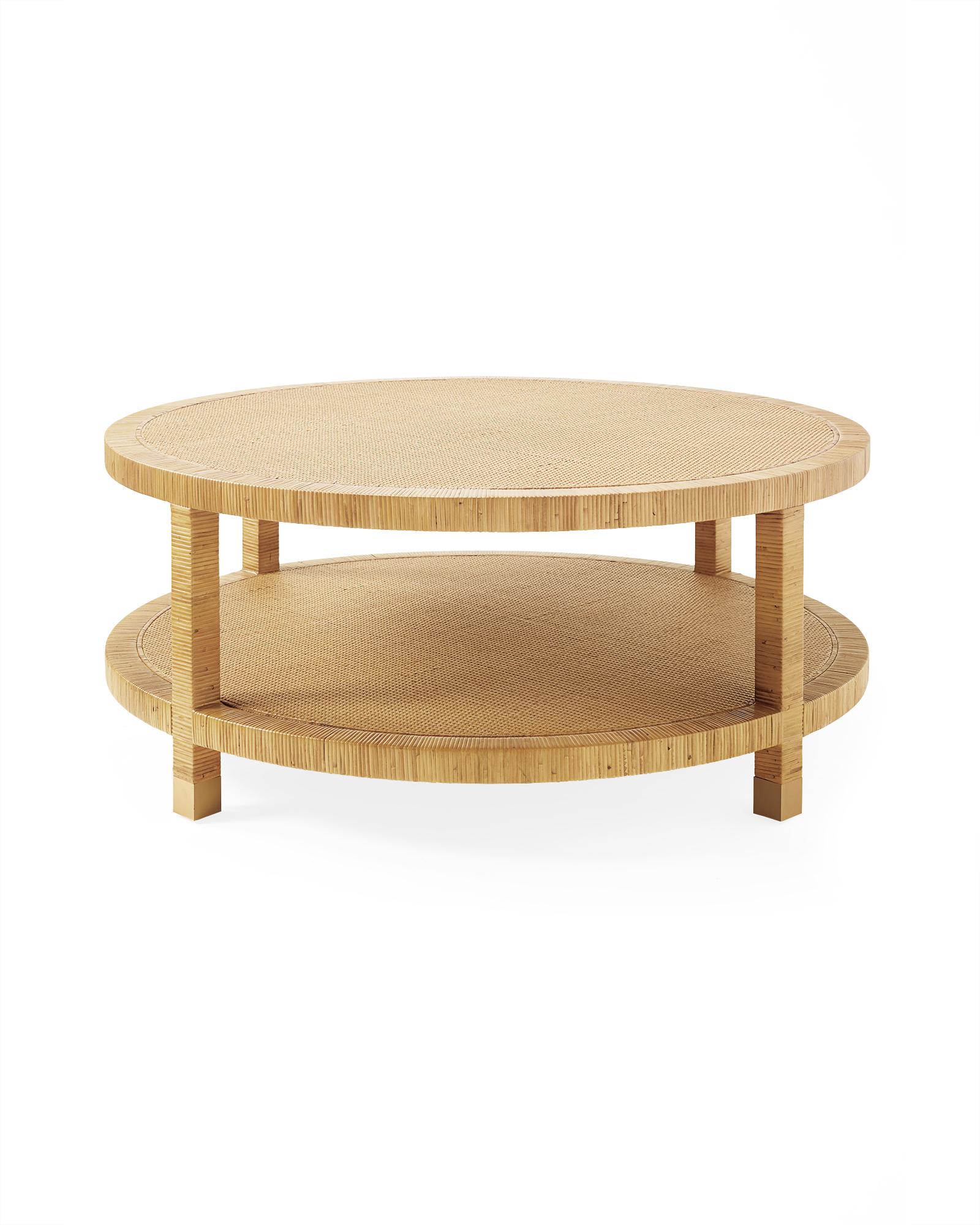 Balboa Rattan Coffee Table | Serena and Lily