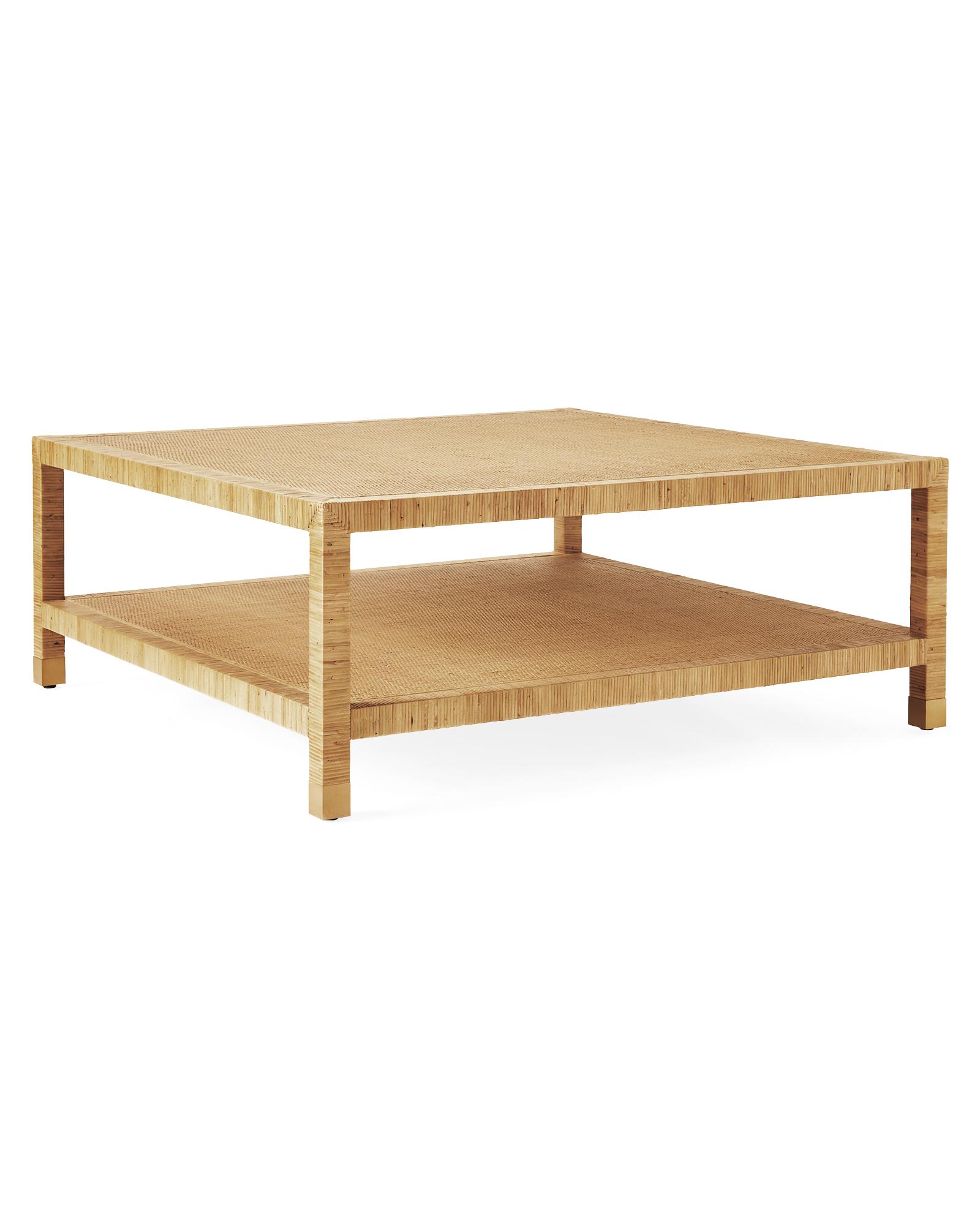 Balboa Rattan Coffee Table | Serena and Lily