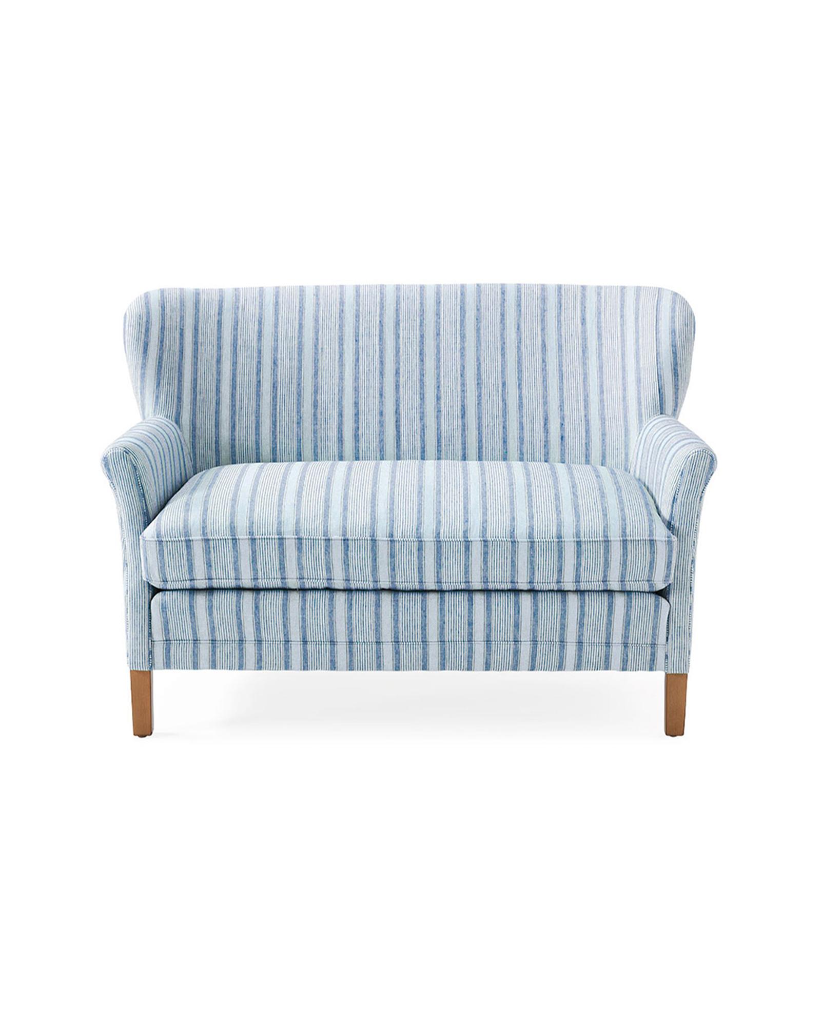 Serena & Lily Belgian Club Loveseat - Thumbnail 3