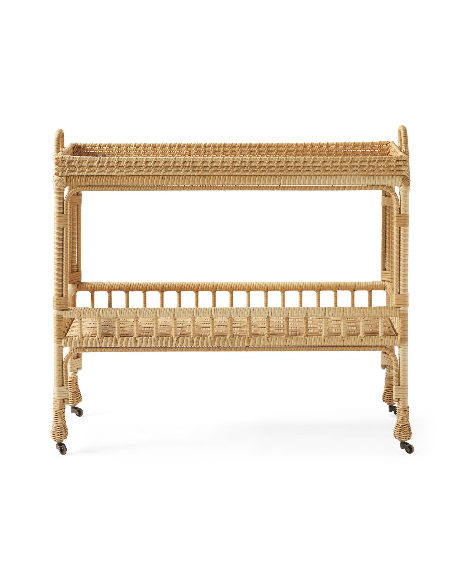Serena & Lily Captiva Bar Cart - Thumbnail 5
