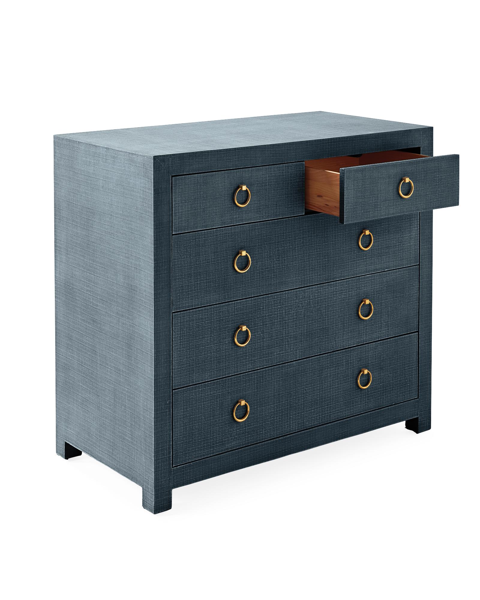 indigo blue dresser Driftway Dresser, Tall 5-Drawer Morcote