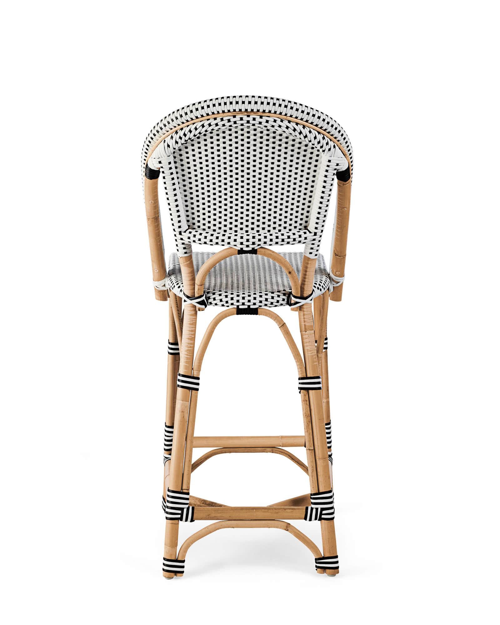 Riviera Rattan Bar & Counter Stools Serena and Lily