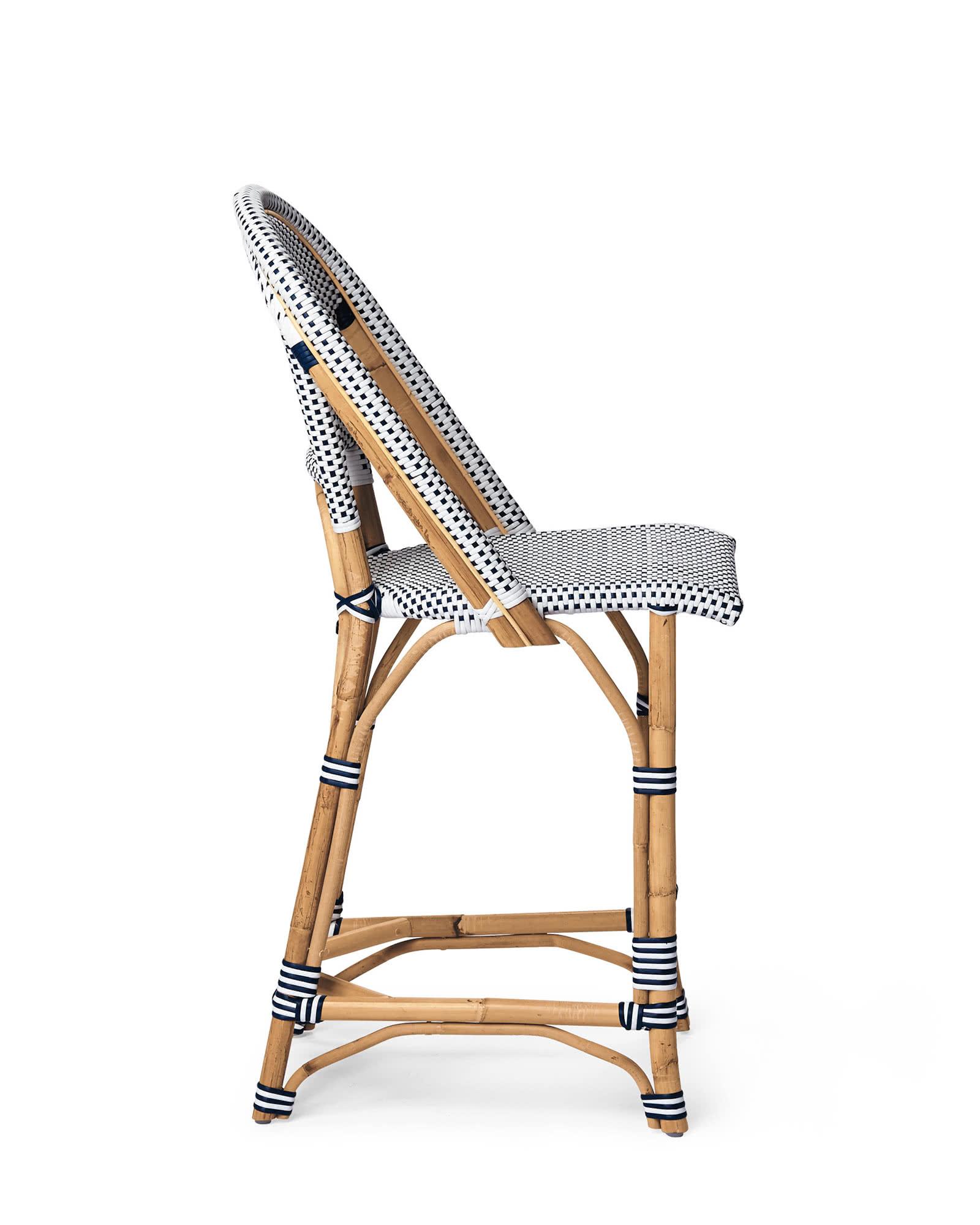 Riviera Rattan Bar & Counter Stools Serena and Lily