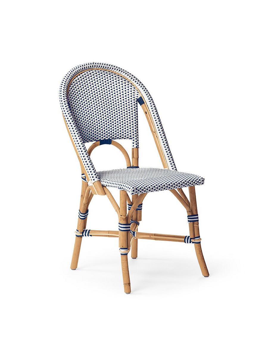Navy rattan deals chair