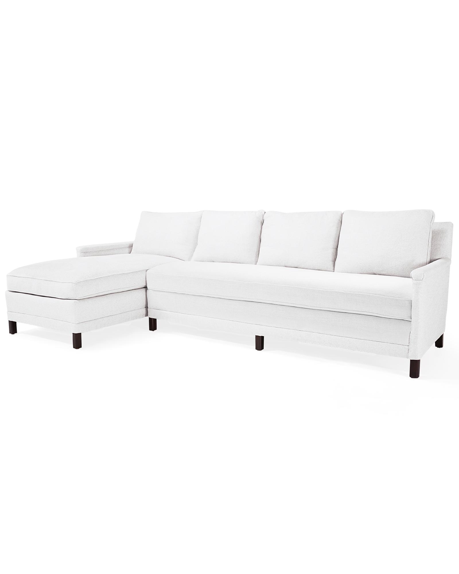 Spruce Street Chaise Sectional LeftFacing Serena and Lily