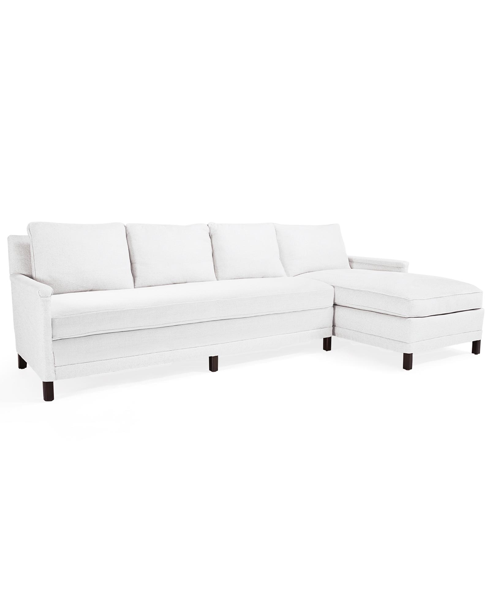 Spruce Street Chaise Sectional RightFacing Serena and Lily