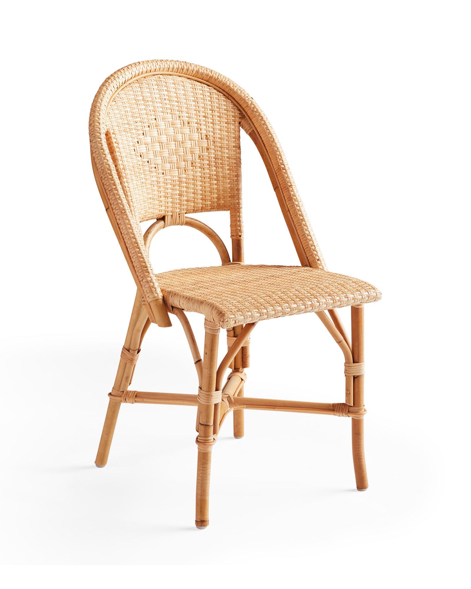 Sunwashed Riviera Rattan Dining Chair | Serena and Lily