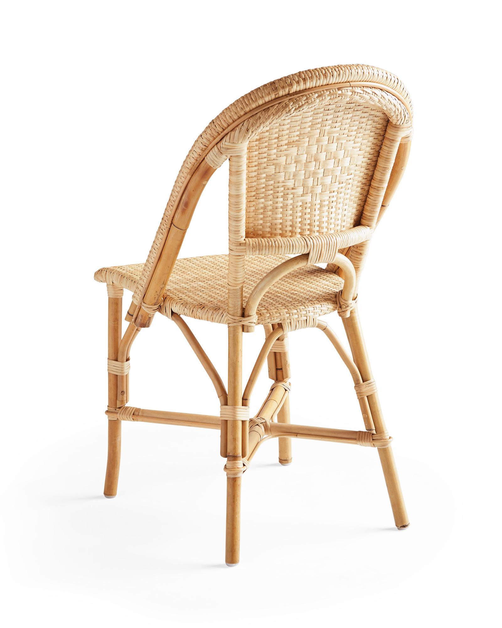 Serena & Lily Riviera Rattan Dining Chair - Thumbnail 4