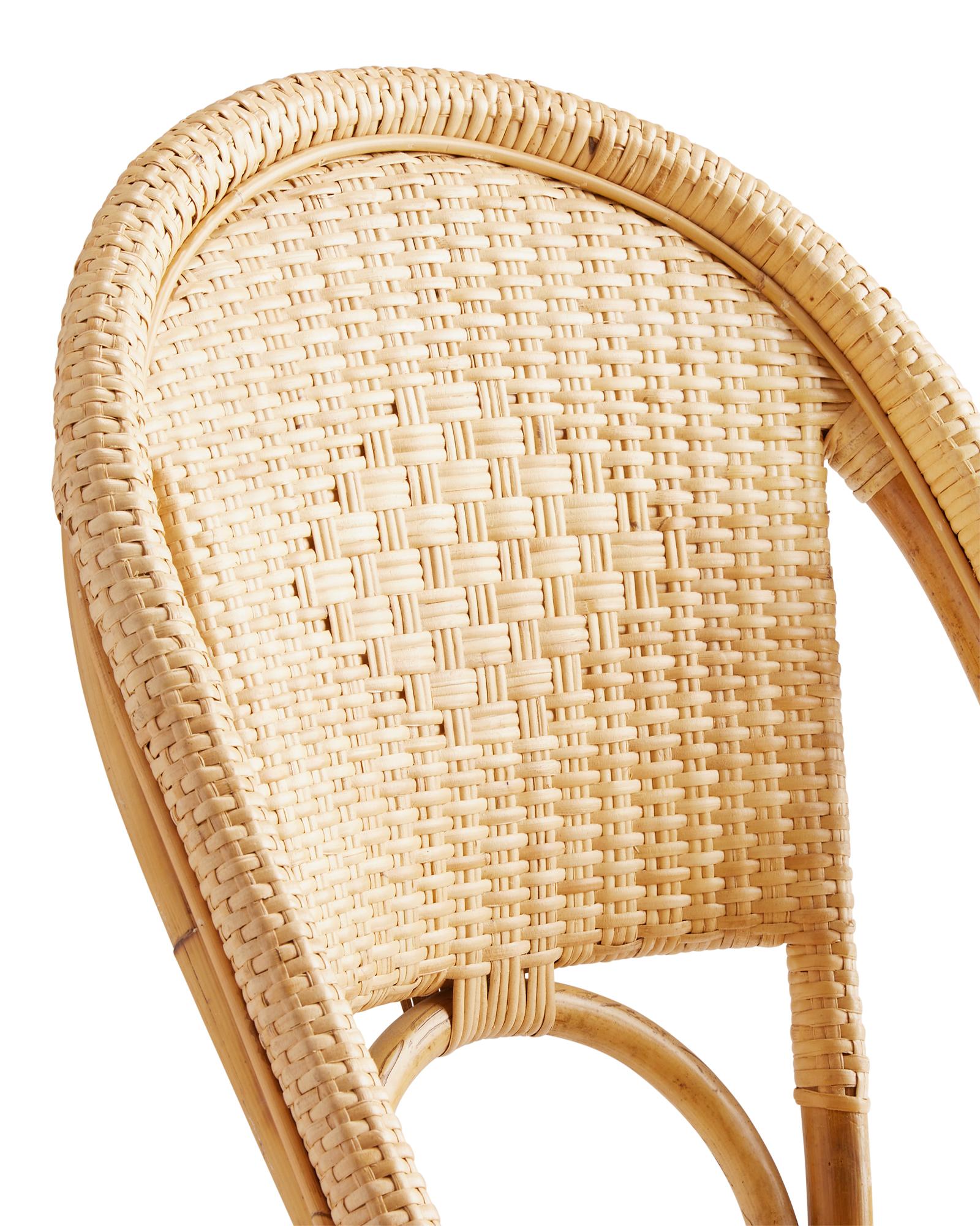 Serena & Lily Riviera Rattan Dining Chair - Thumbnail 5
