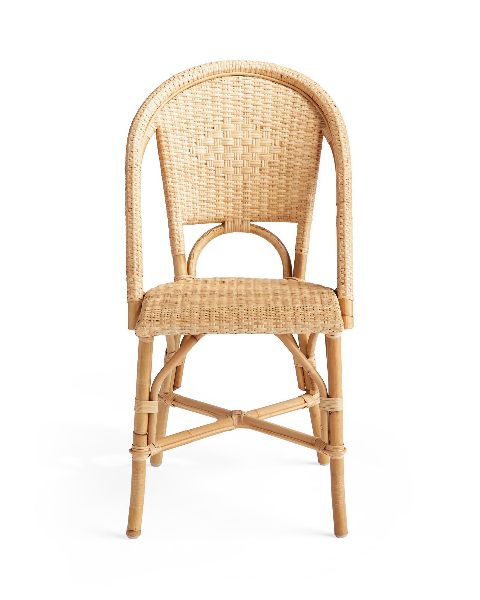 Serena & Lily Riviera Rattan Dining Chair - Thumbnail 3