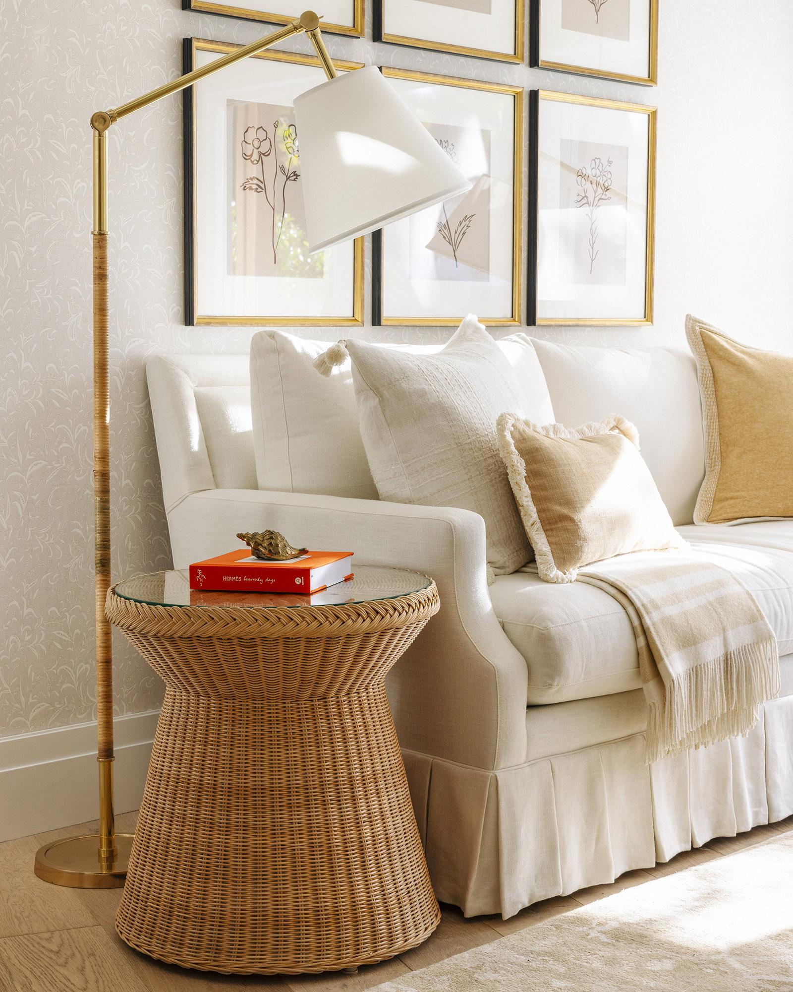 Serena & Lily Salinas Rattan Side Table - Thumbnail 4