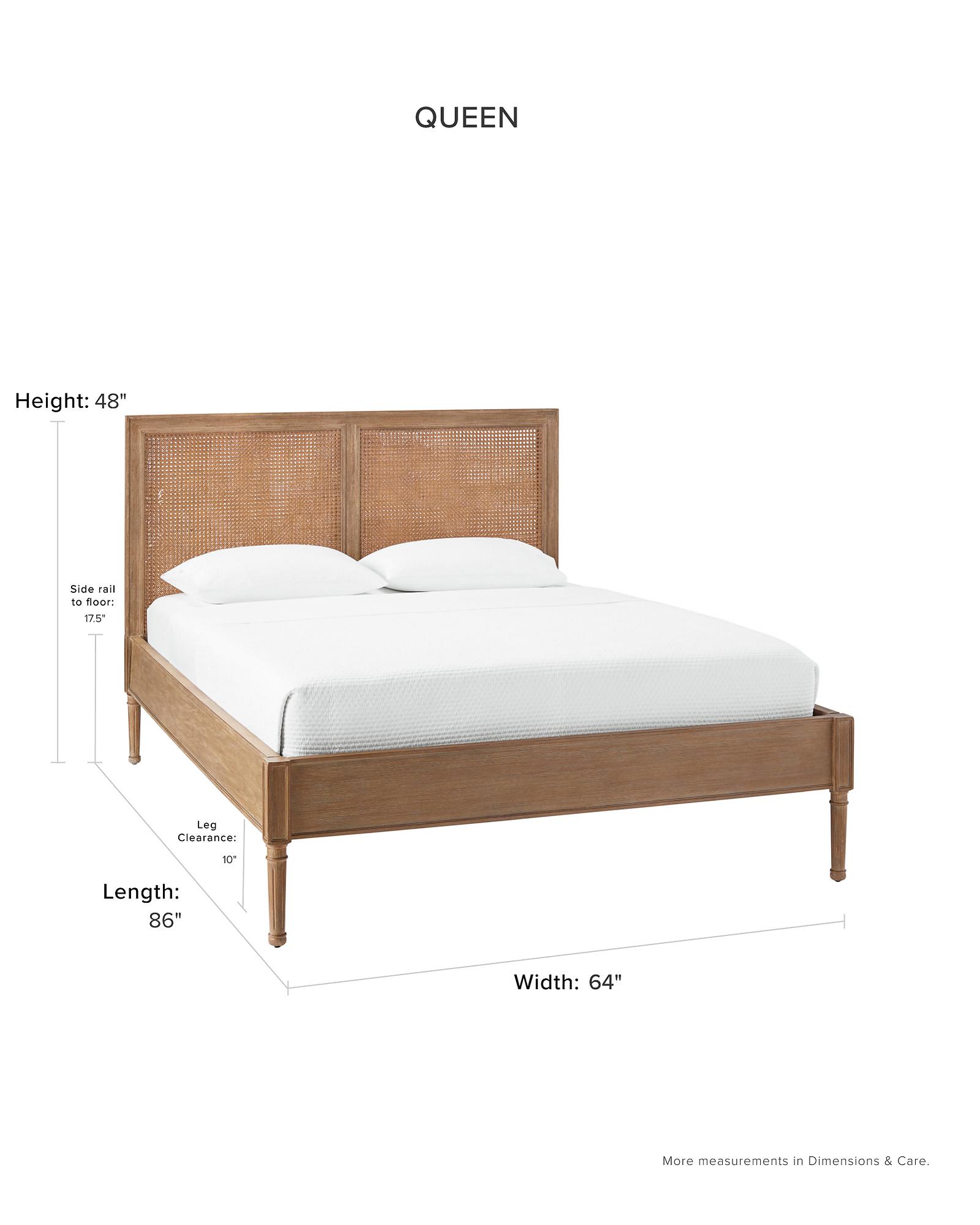 Harbour Cane Bed - Solid Hardwood Frame | Serena and Lily