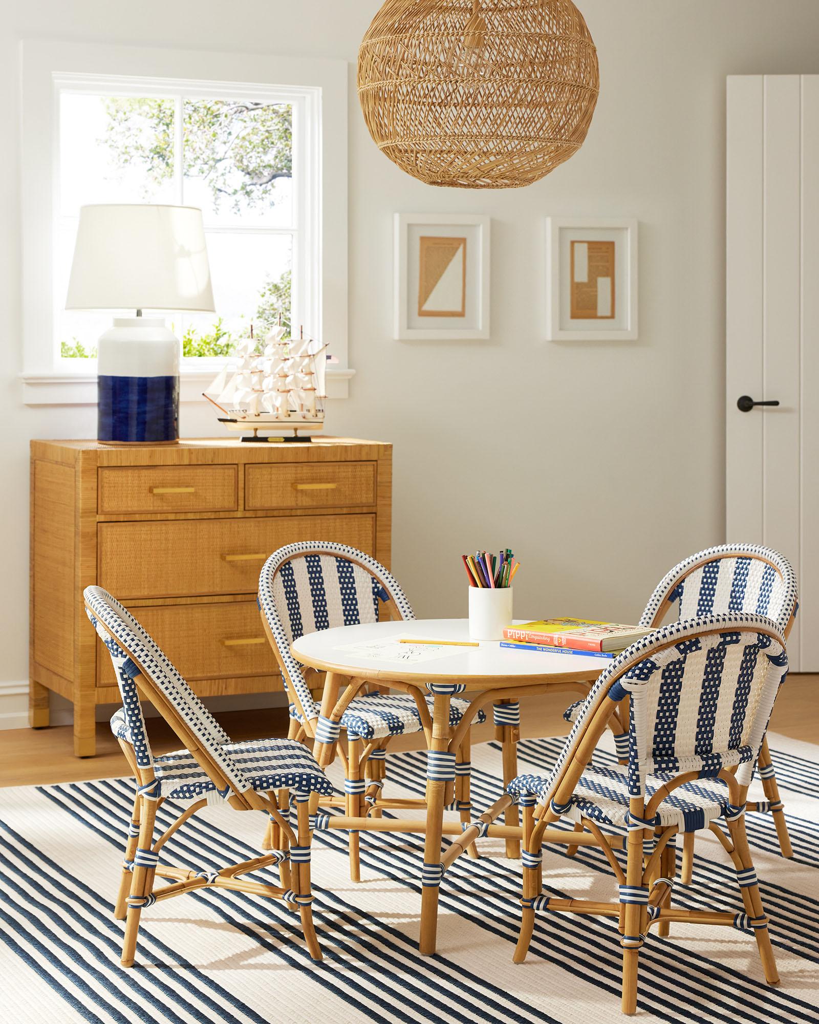 Kids' Riviera Rattan Chair | Serena and Lily