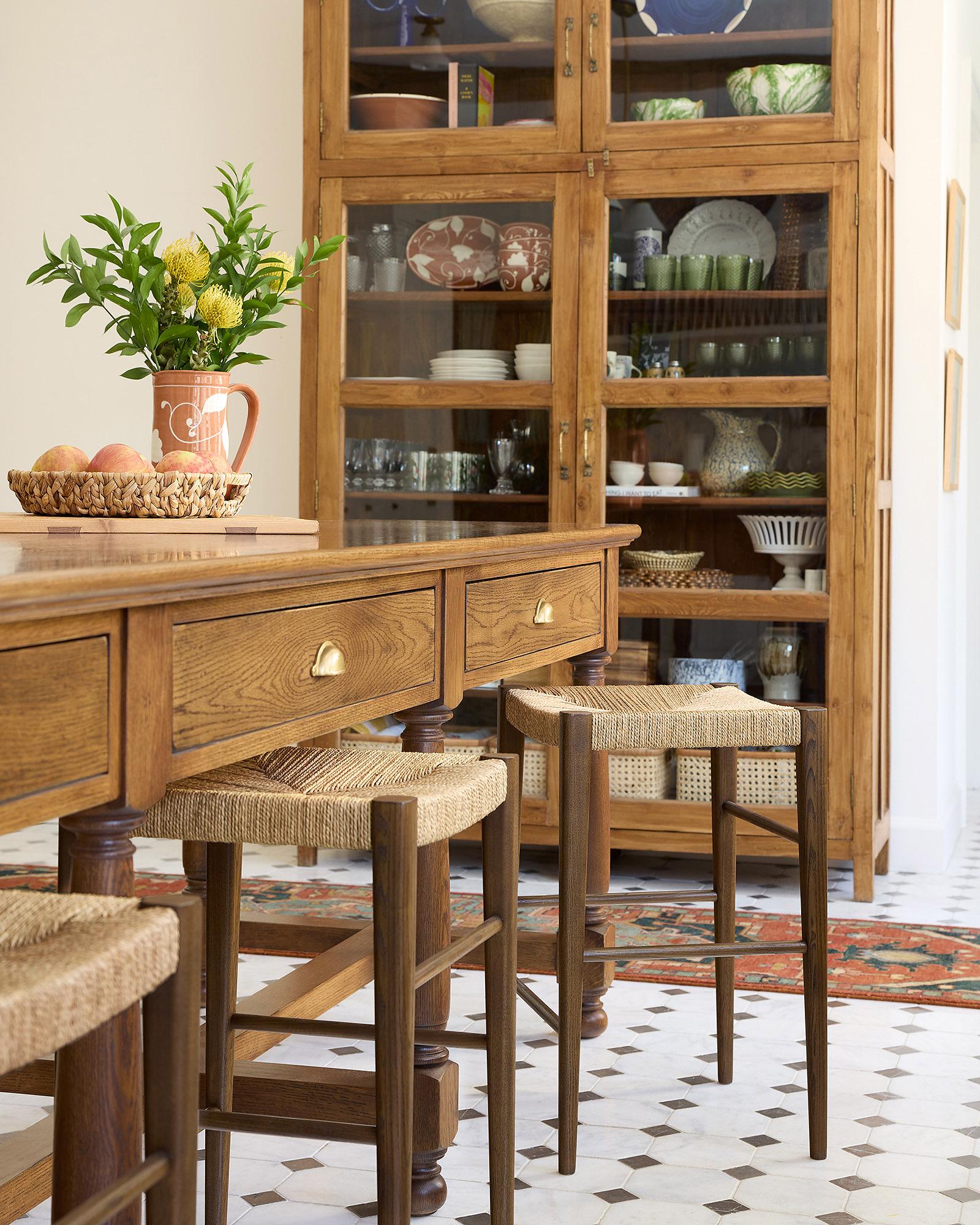 Kitchen-Counter-Stools-Portside-Backless-Red-Castillo-Rug-Runner-brand ...