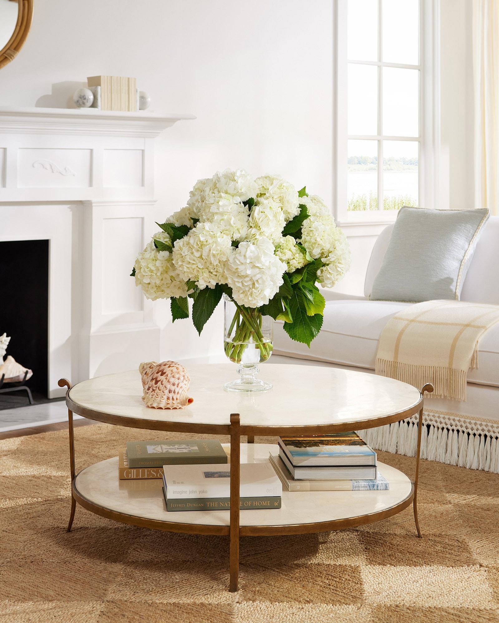 St. Germain Stone Coffee Table - Thumbnail 2