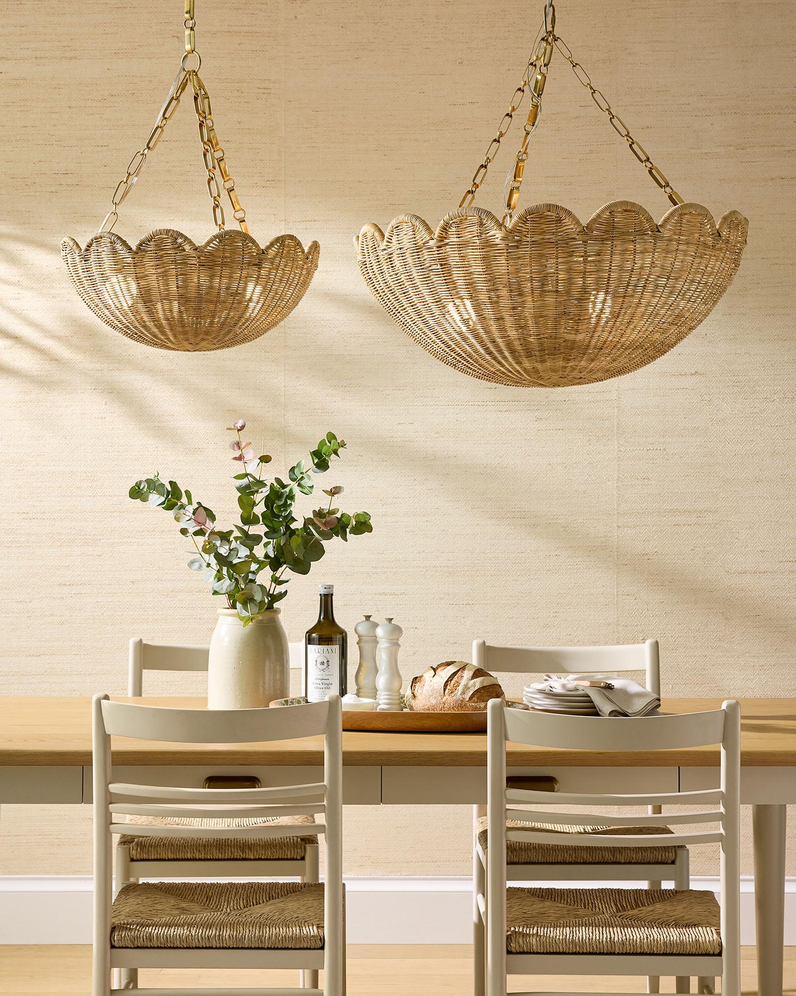 Serena & Lily Scallop Chandelier