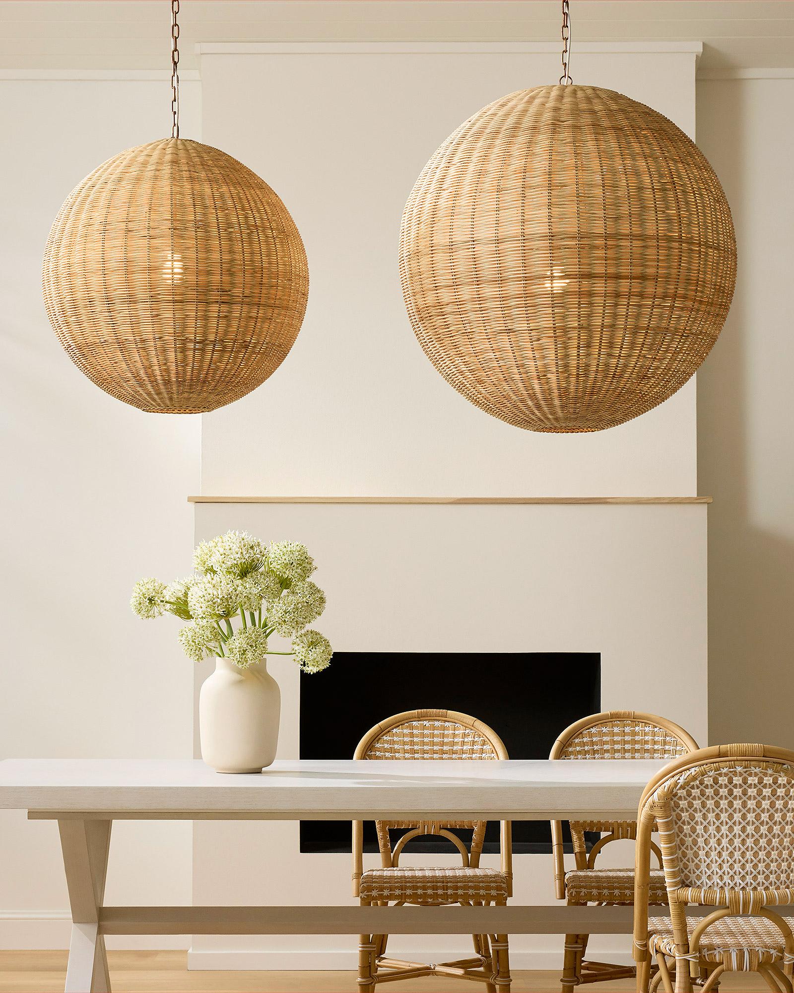 Round Rattan Pendant Light: Stylish & Sustainable Lighting for Modern Homes