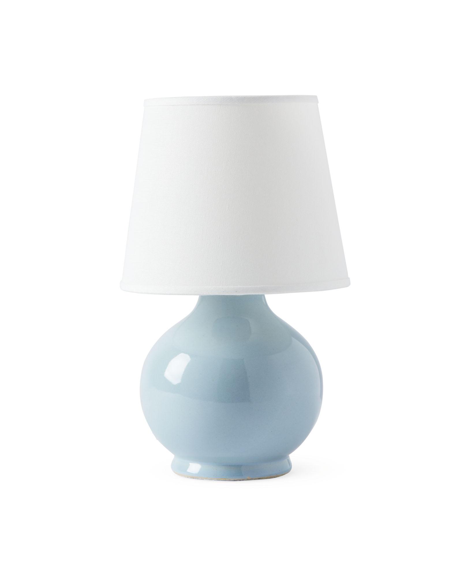 Blue bedside light sales
