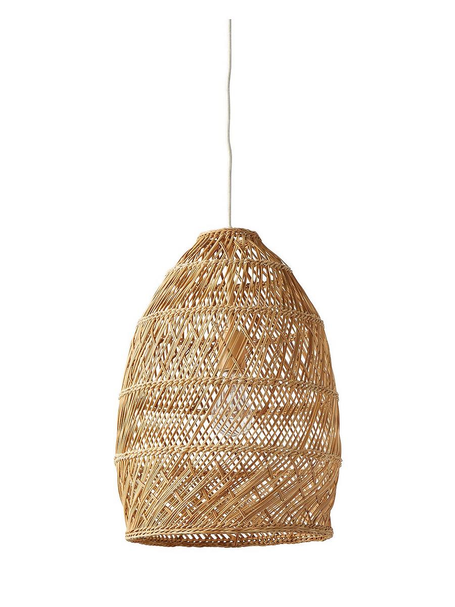 Rattan Bell Pendant | and Lily