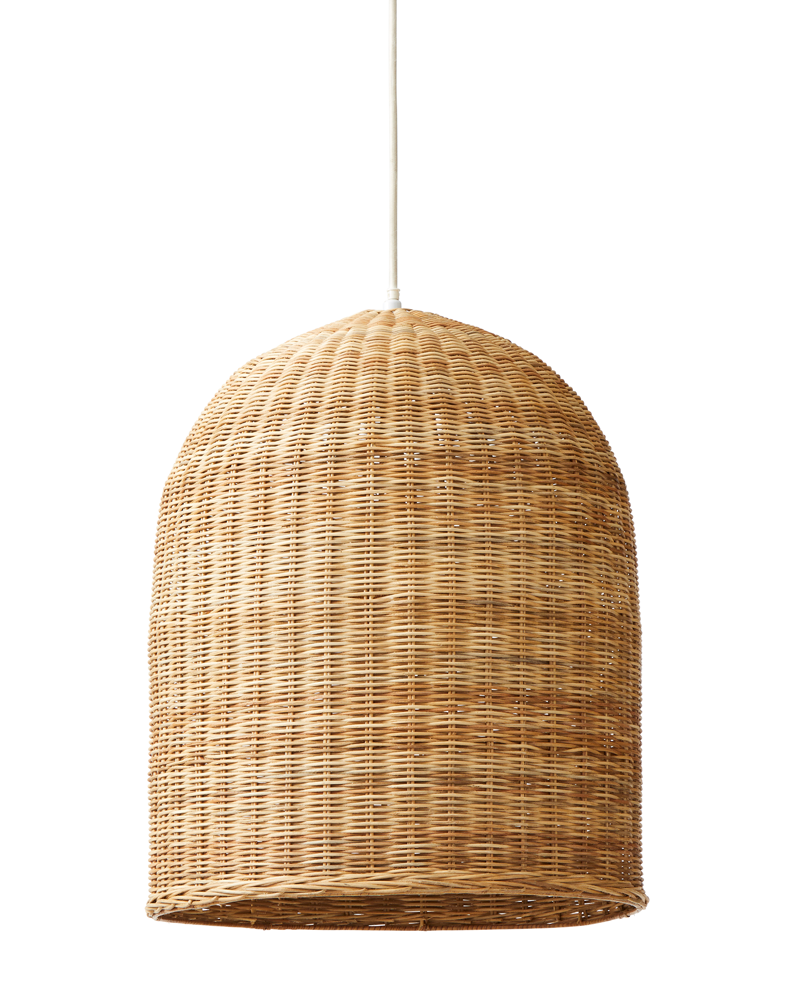Serena & Lily Santa Barbara Rattan Bell Pendant - Thumbnail 2