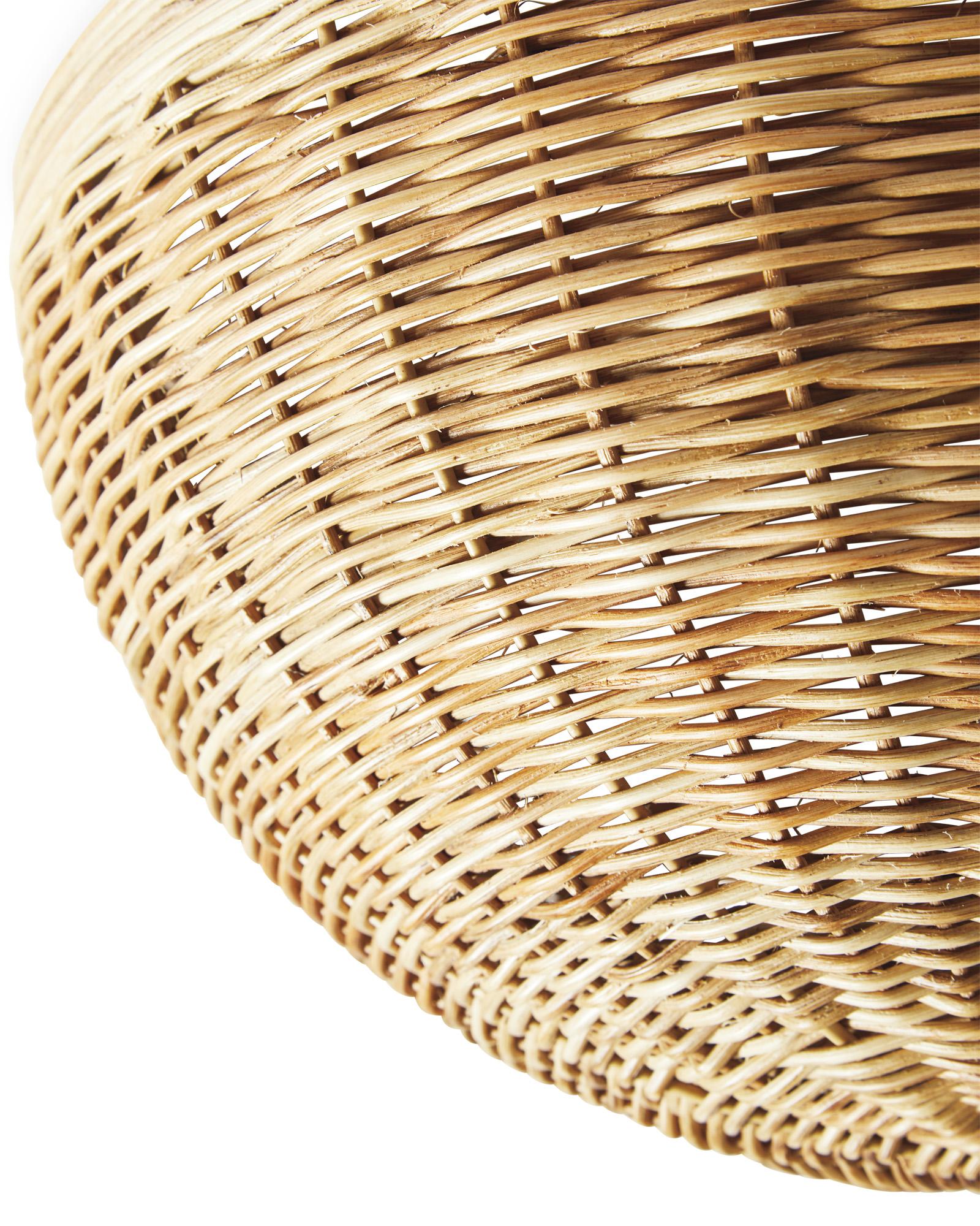 Santa Barbara Rattan Flush Mount - Thumbnail 3