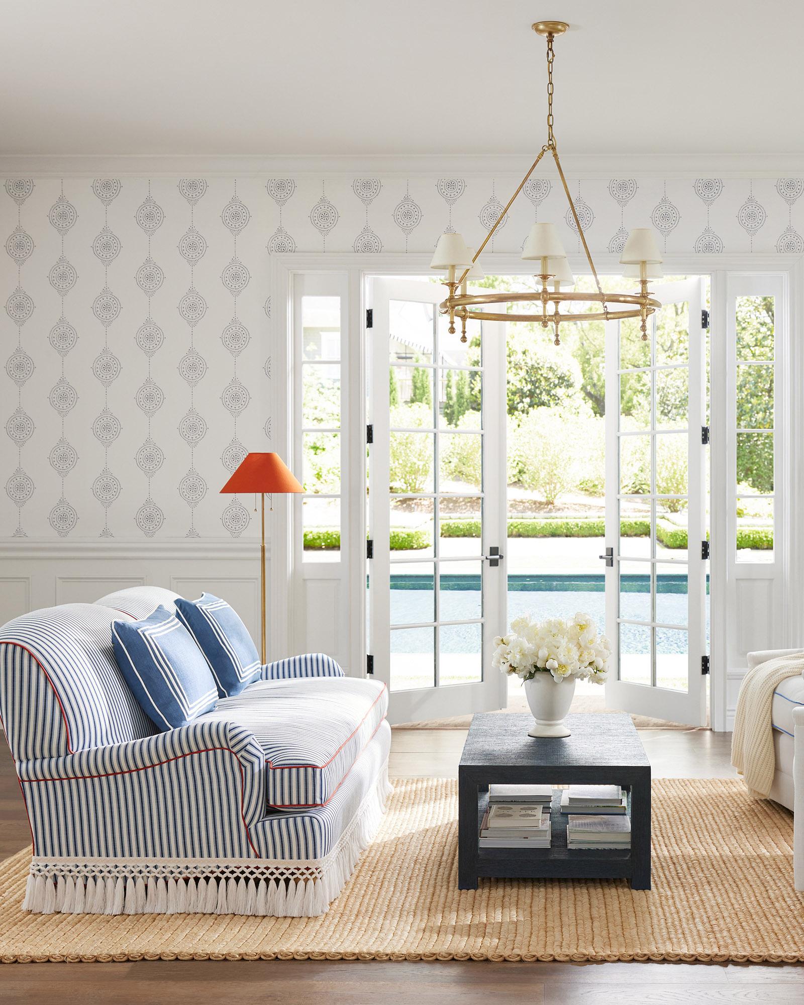 Luna Stripe Wallpaper | Serena and Lily