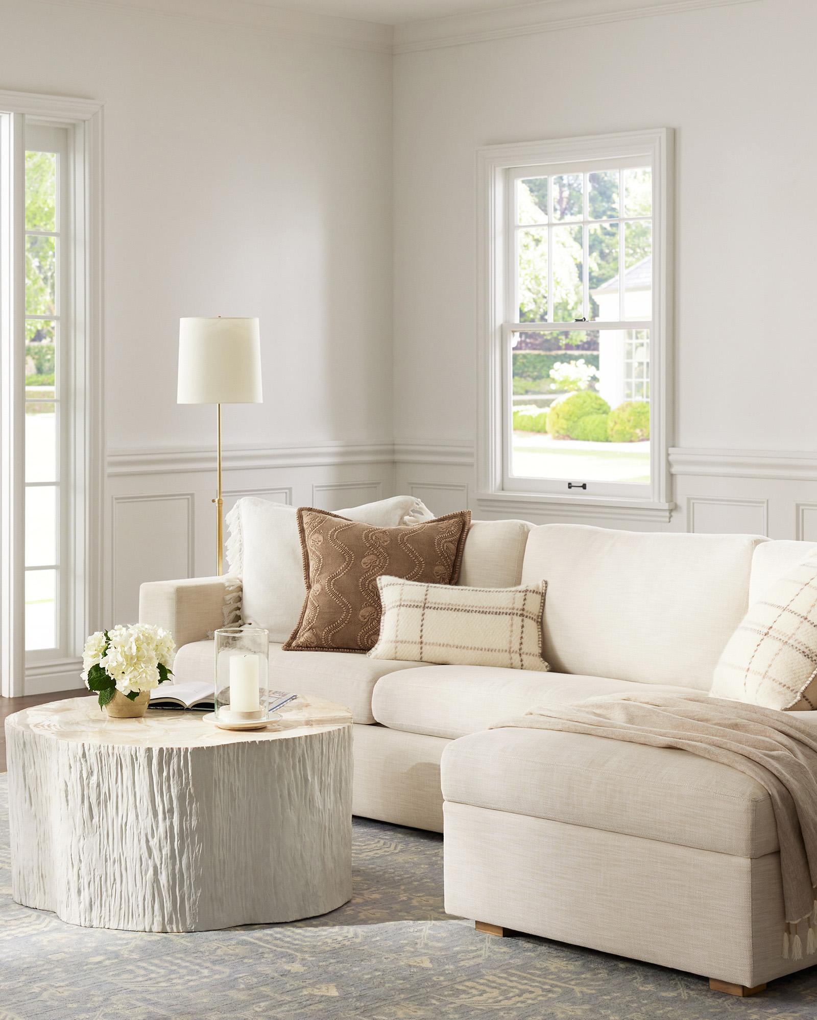 Conover Sleeper Chaise Sectional Right Facing Serena and Lily