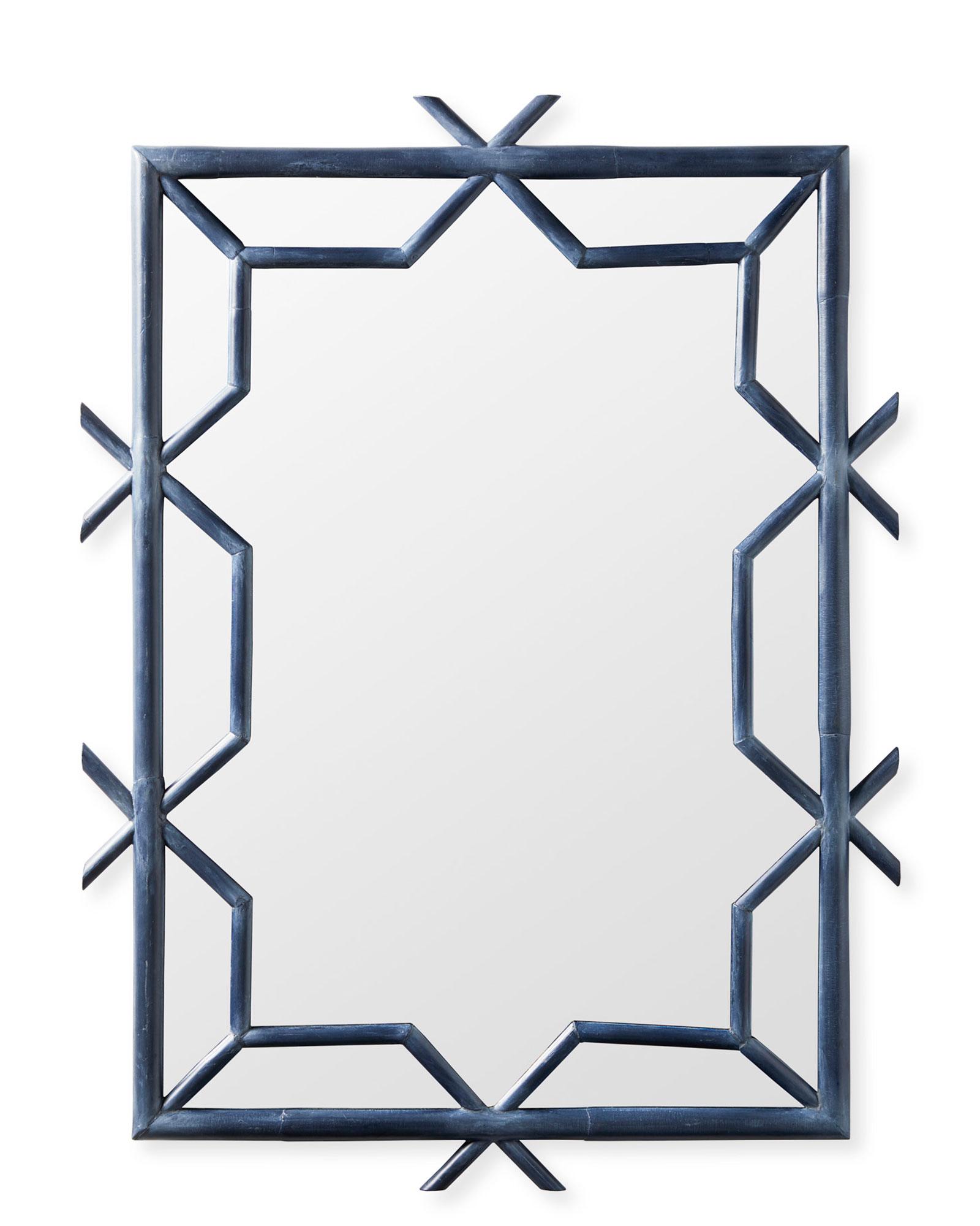 Serena & Lily Lanai Rattan Mirror