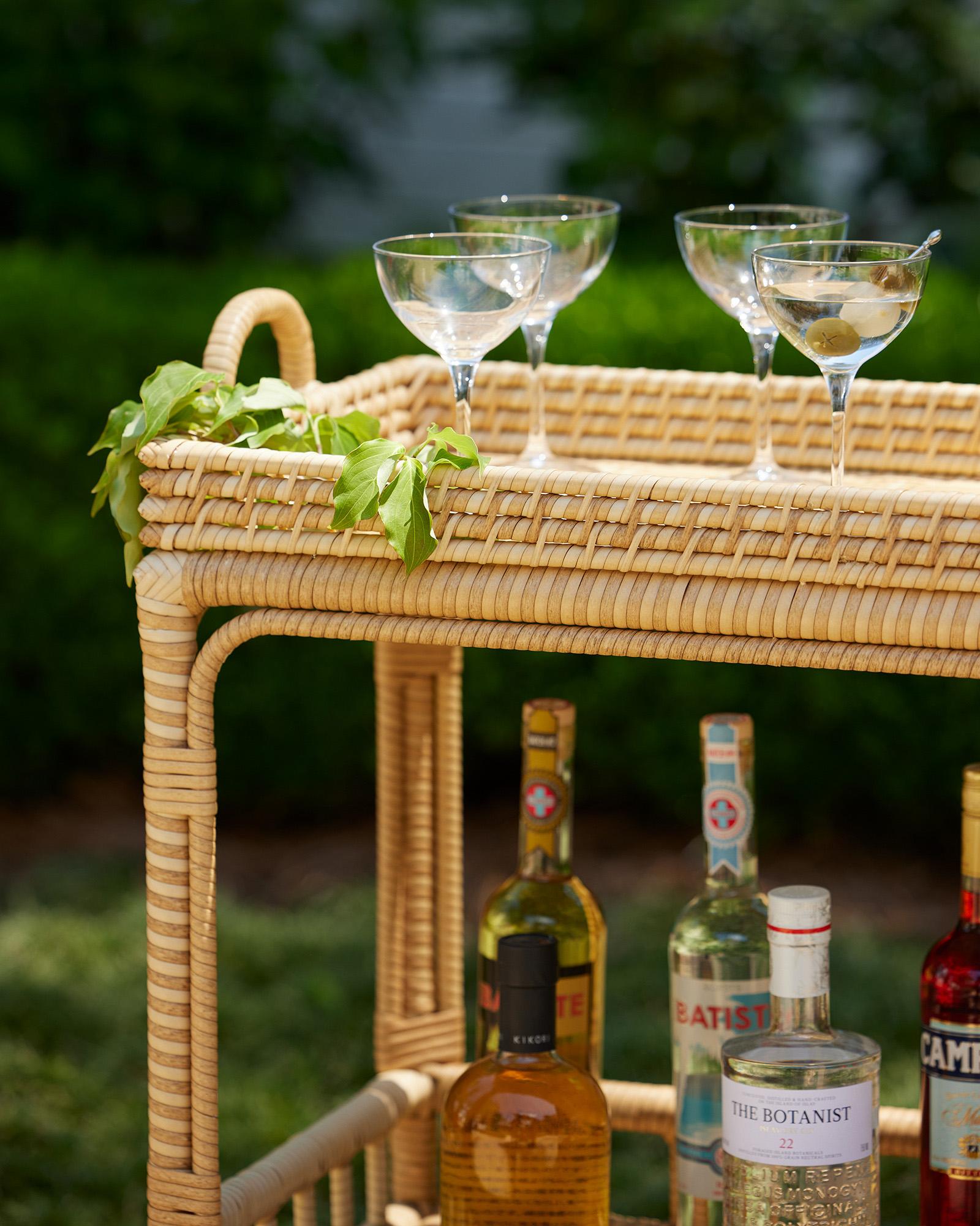 Serena & Lily Captiva Bar Cart - Thumbnail 3