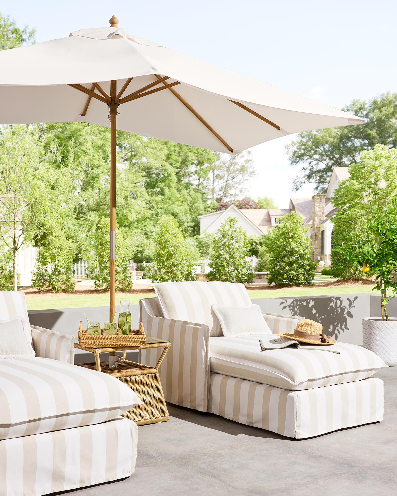 Pacifica Umbrella Side Table-Light Dune-image