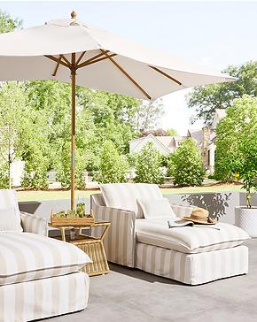 Pacifica Umbrella Side Table-Light Dune-image