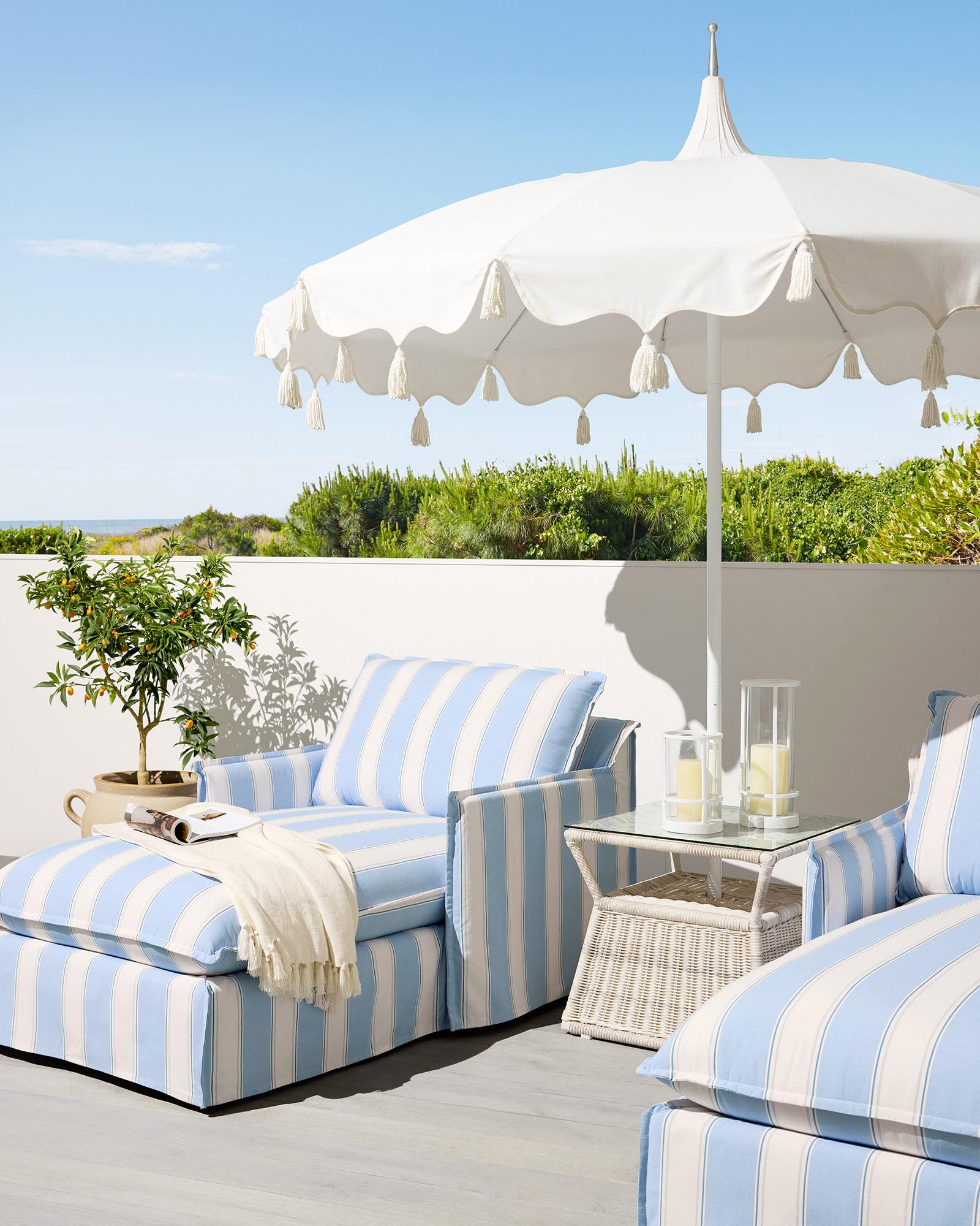 Serena & Lily Sundial Chaise