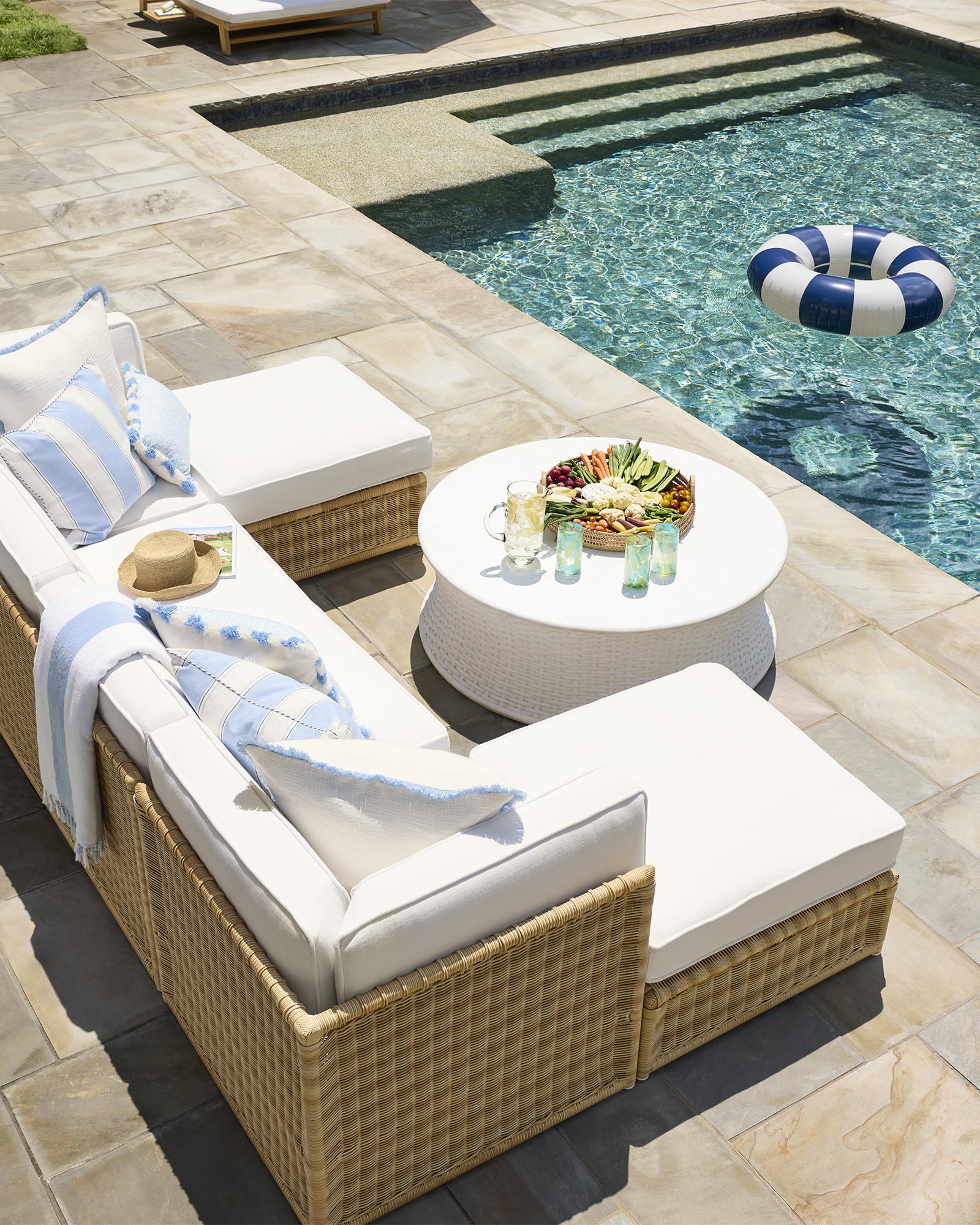 Serena & Lily Pacifica Modular Armed Corner Sectional - Thumbnail 2