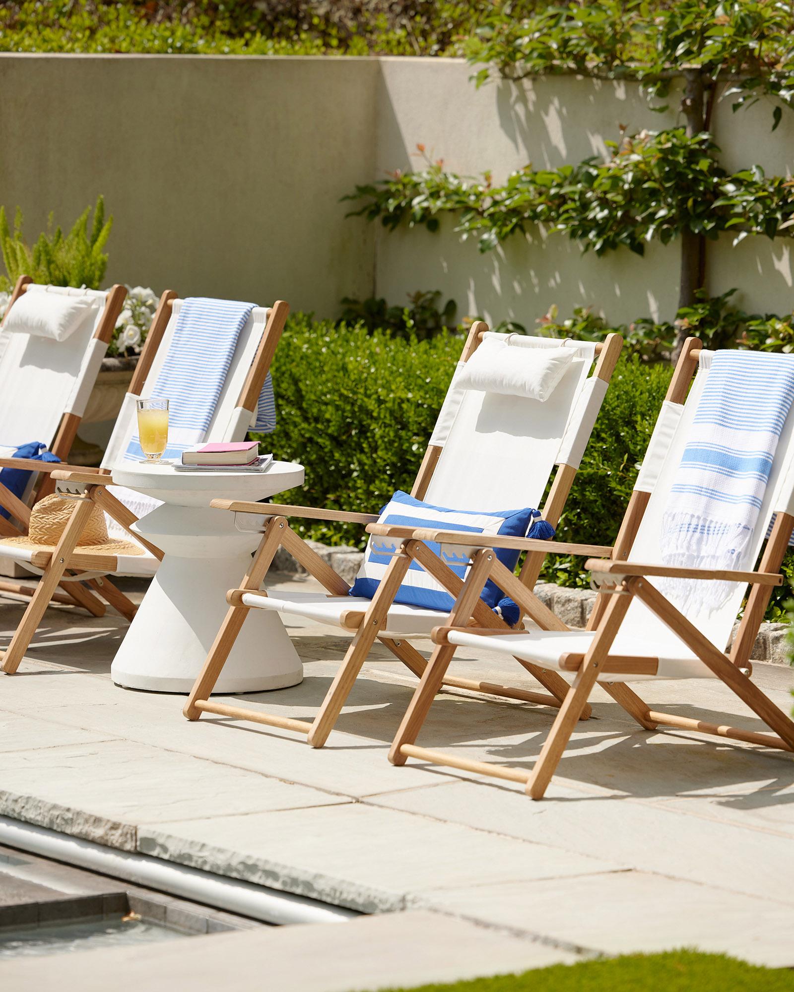 Teak Beach Chair Serena and Lily