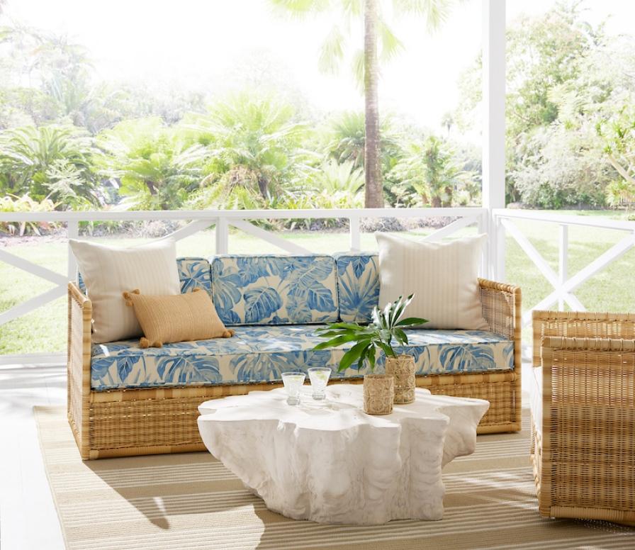 Serena and top lily outdoor pillows