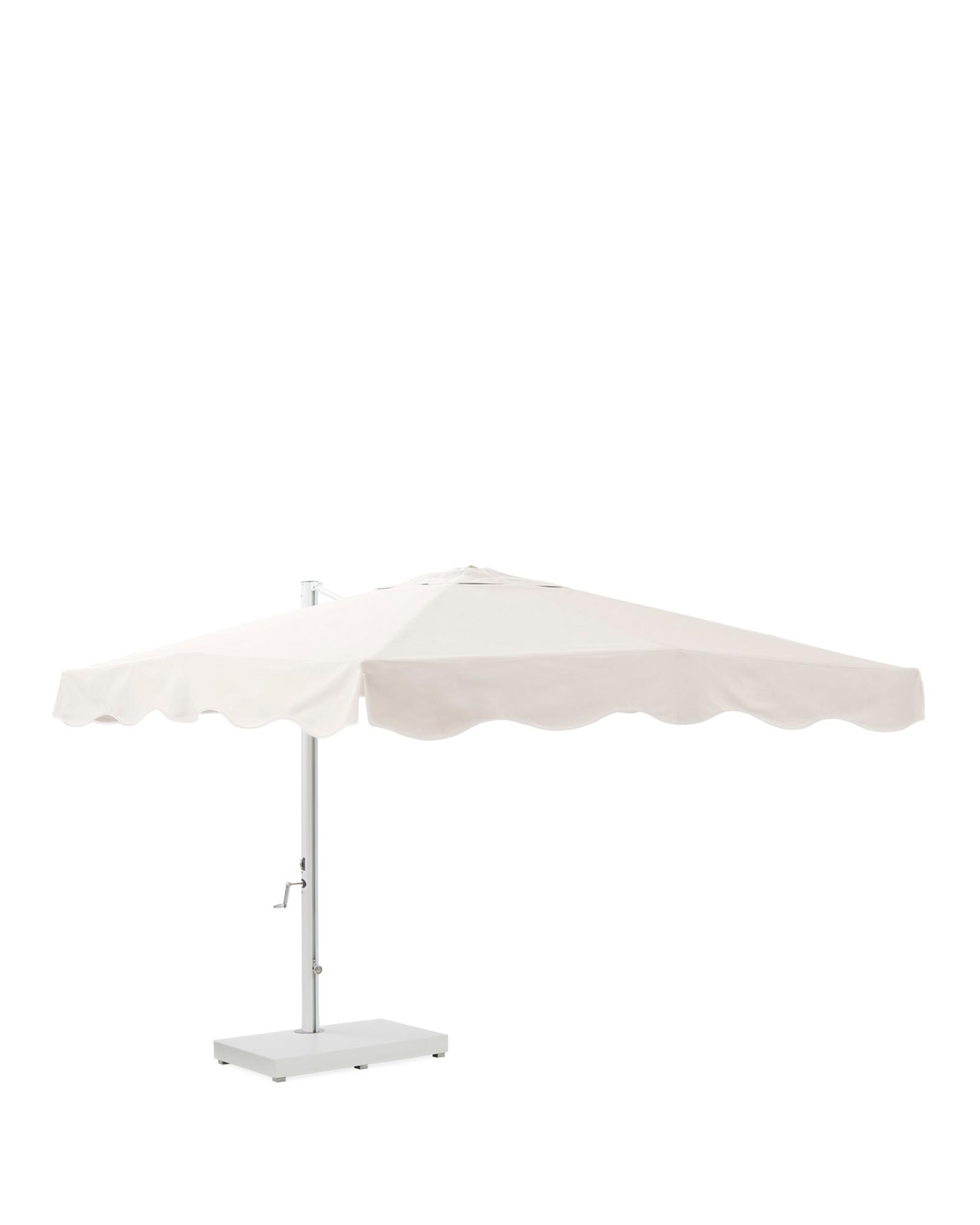 article patio umbrella Light Gray Fabric Outdoor Patio Umbrella | Paras