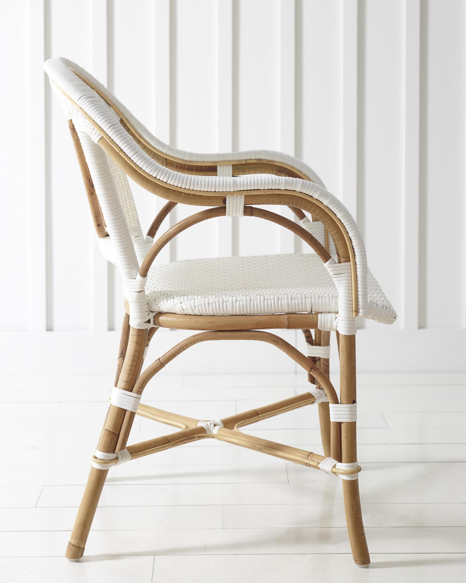 Riviera Rattan Dining Chair Serena and Lily