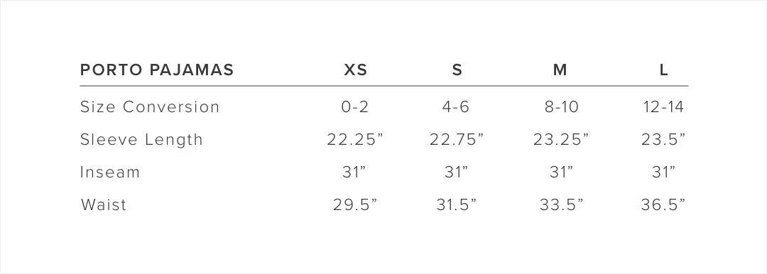 Porto Linen Pajamas Serena and Lily