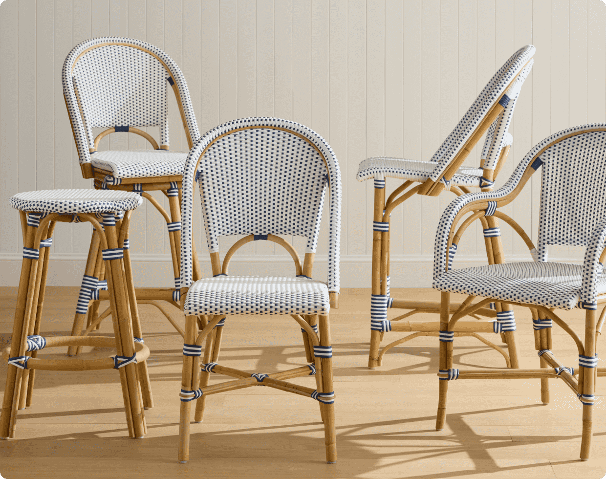 Riviera Rattan Dining Chair | Serena and Lily