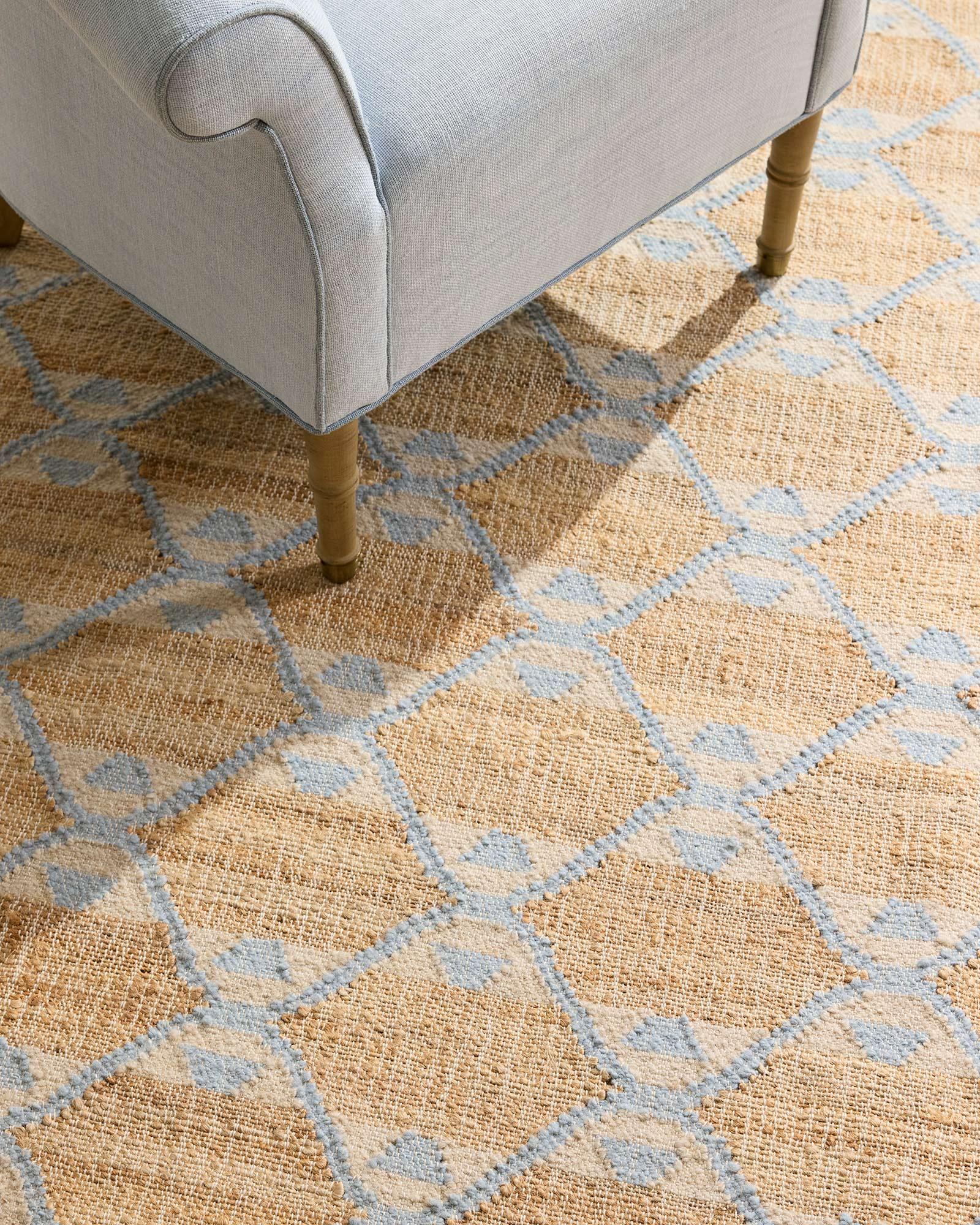 Tulum Striped Throw | Blue