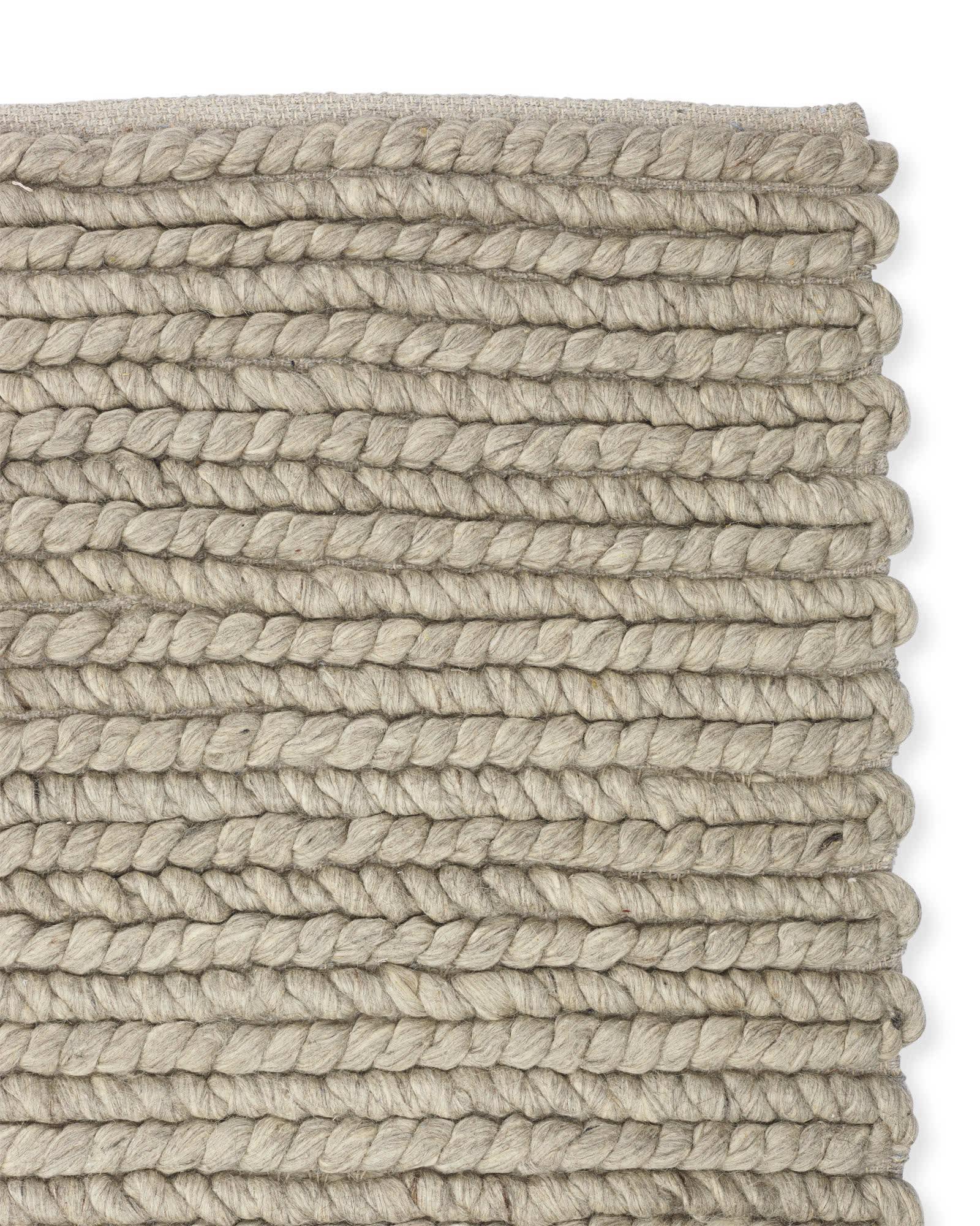 Braided Wool Rug Swatch Serena and Lily