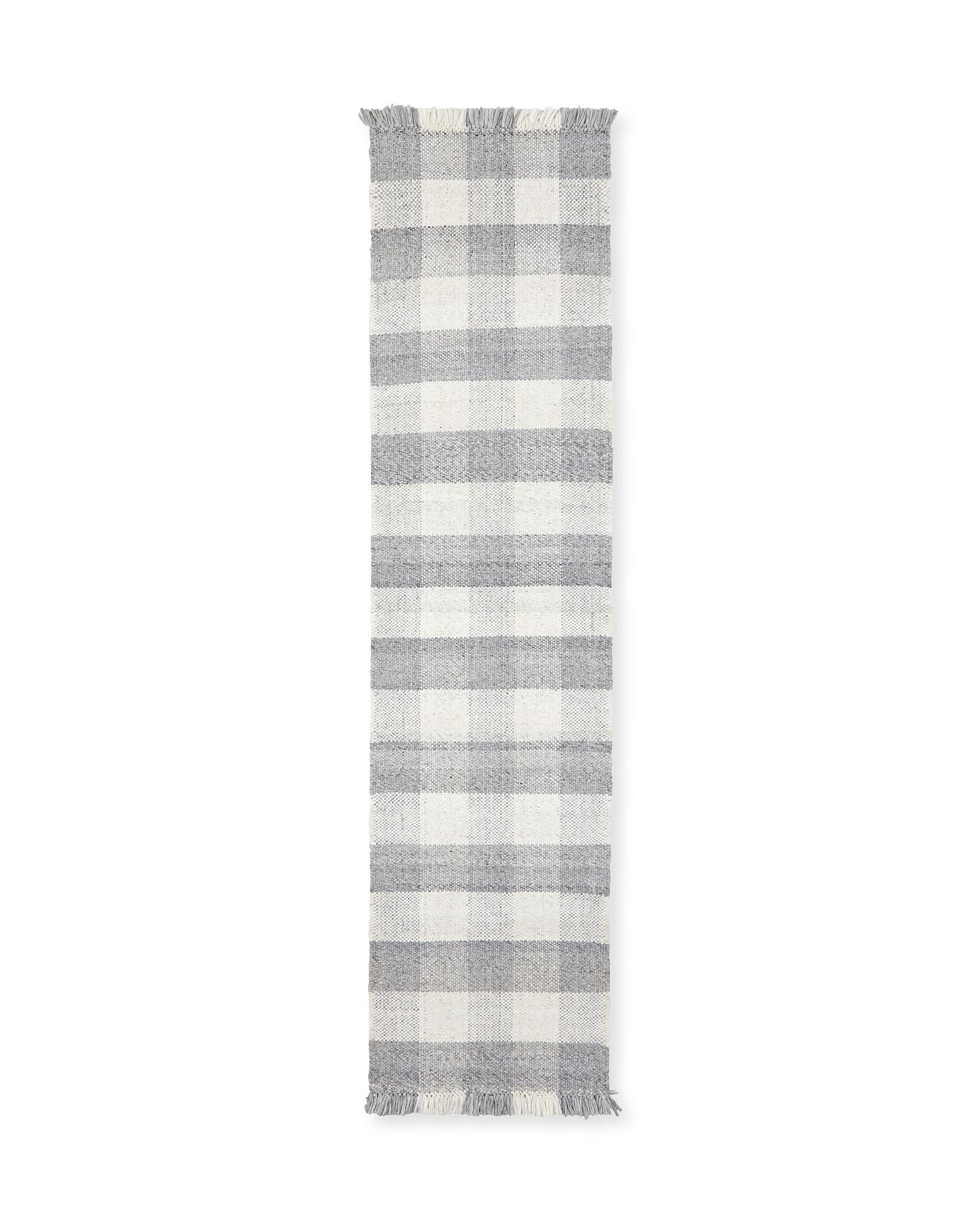 Grey Gingham Rug Rug_Gingham_2.6x10_Grey_MV_1330_Crop_SH