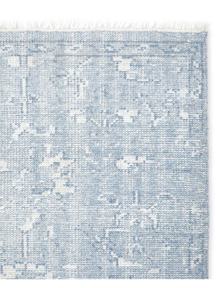 Hillsborough Hand-Knotted Rug – 12' x 18' – Coastal Blue | Serena Hillsborough Hand-Knotted Rug – 12' x 18' – Coastal Blue | Serena