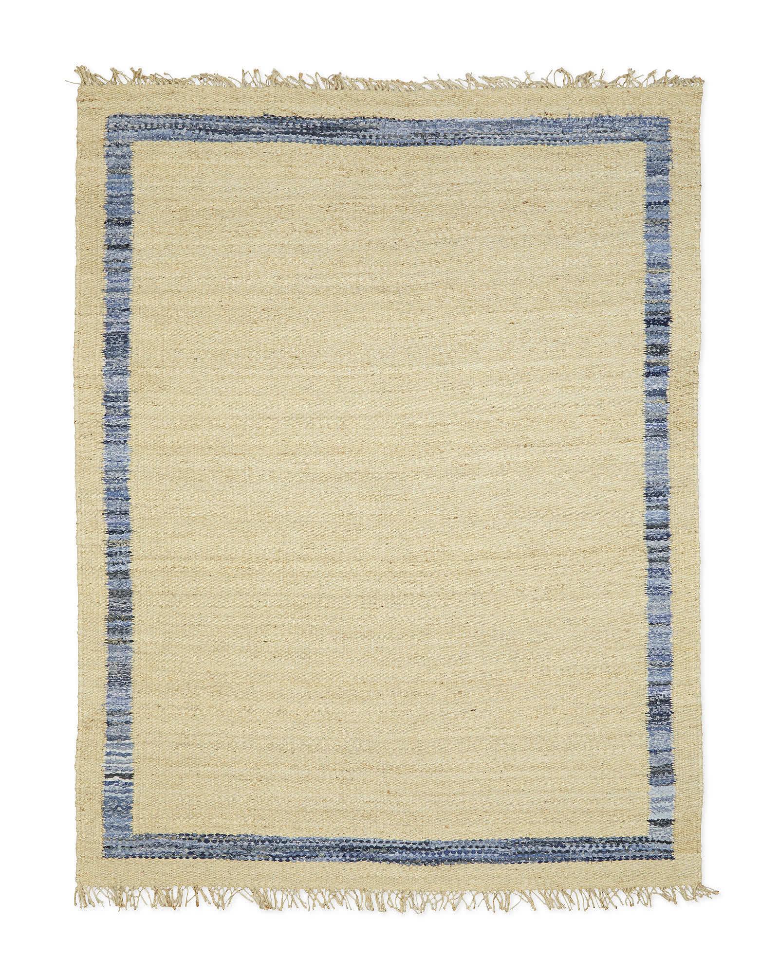 Bordered Jute Rug Jute Border Rug | Serena and Lily