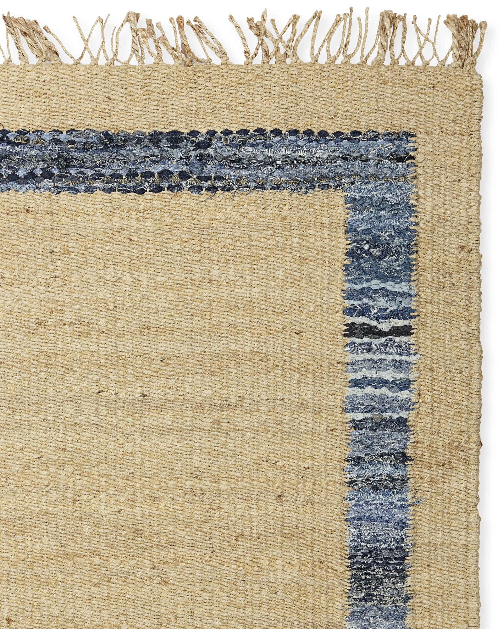 Bordered Jute Rug Jute Border Rug | Serena and Lily